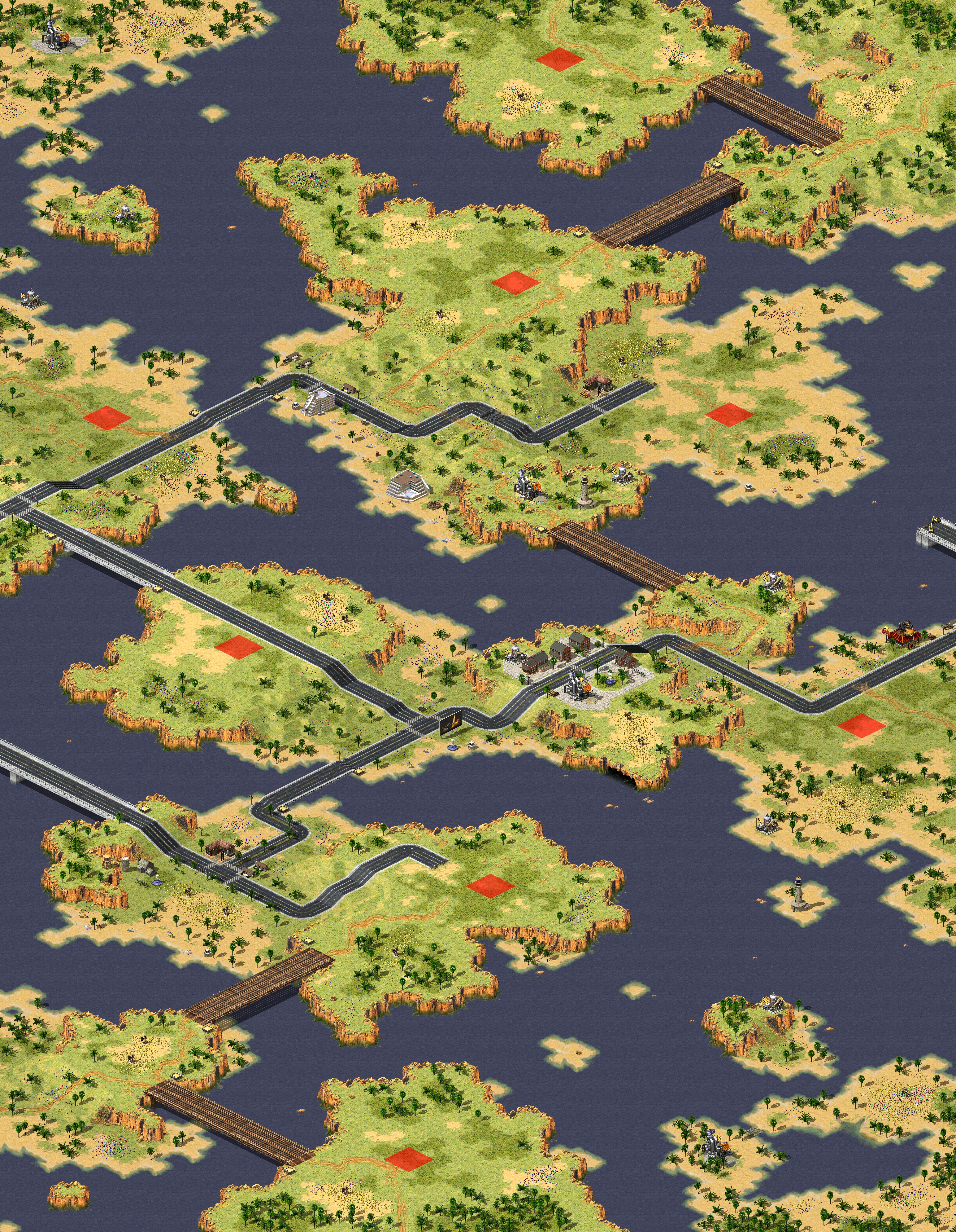 Rendered map: Coastal Highway (2-8)