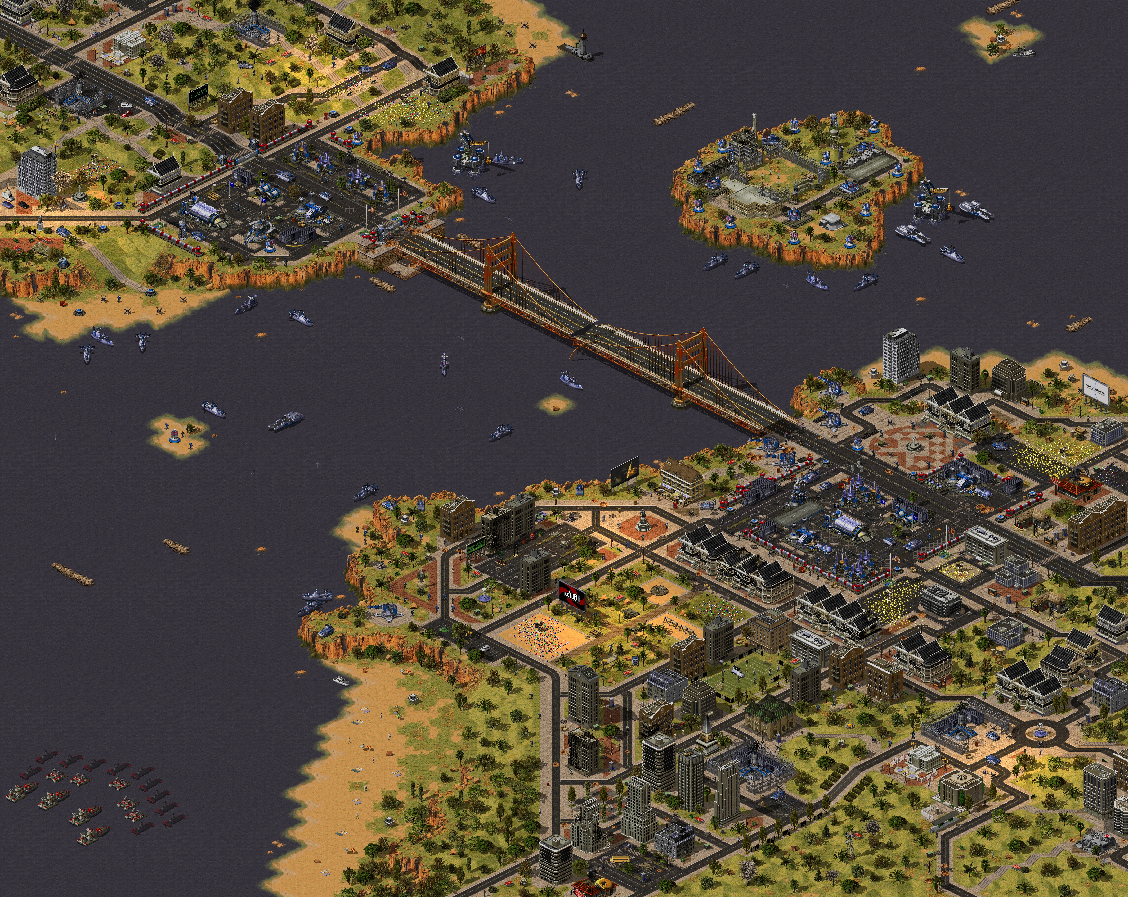 Rendered map: Soviet Mission 2: Golden Gate