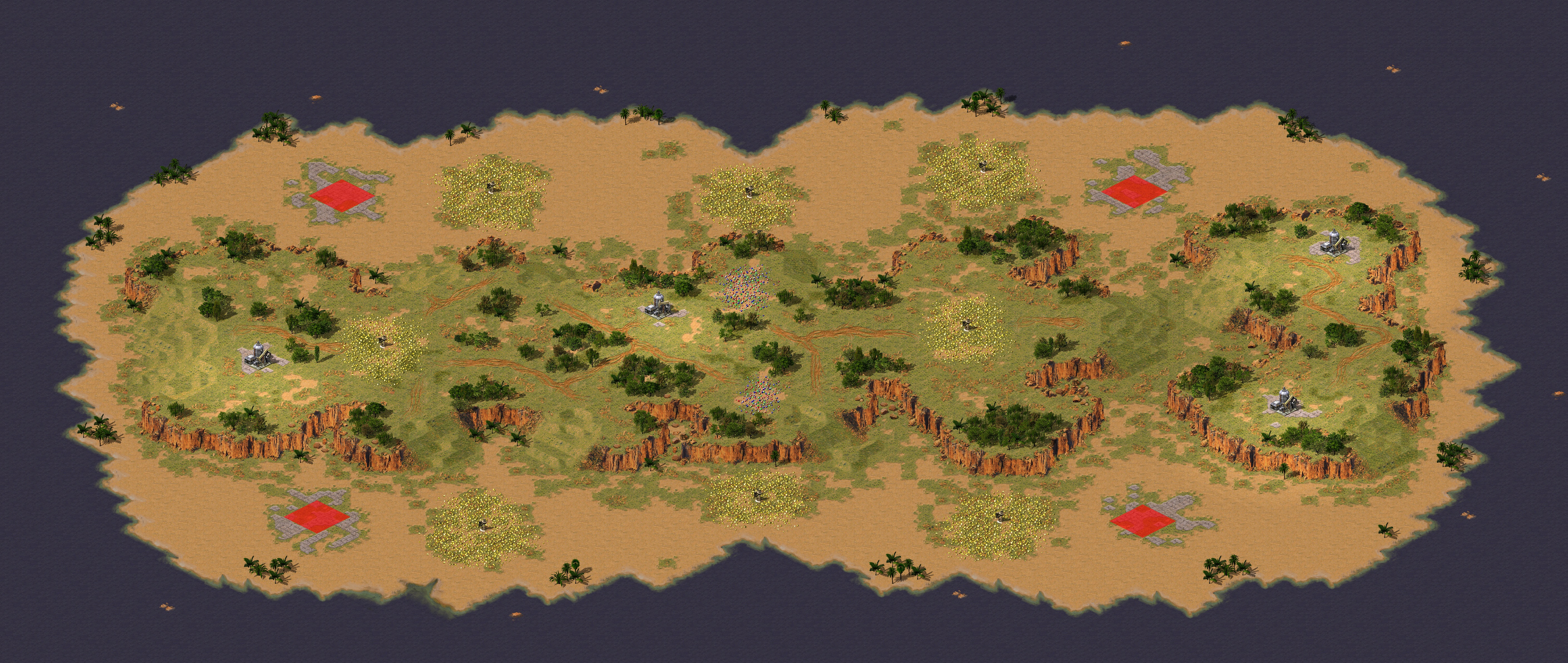 Rendered map: Isle of Oades