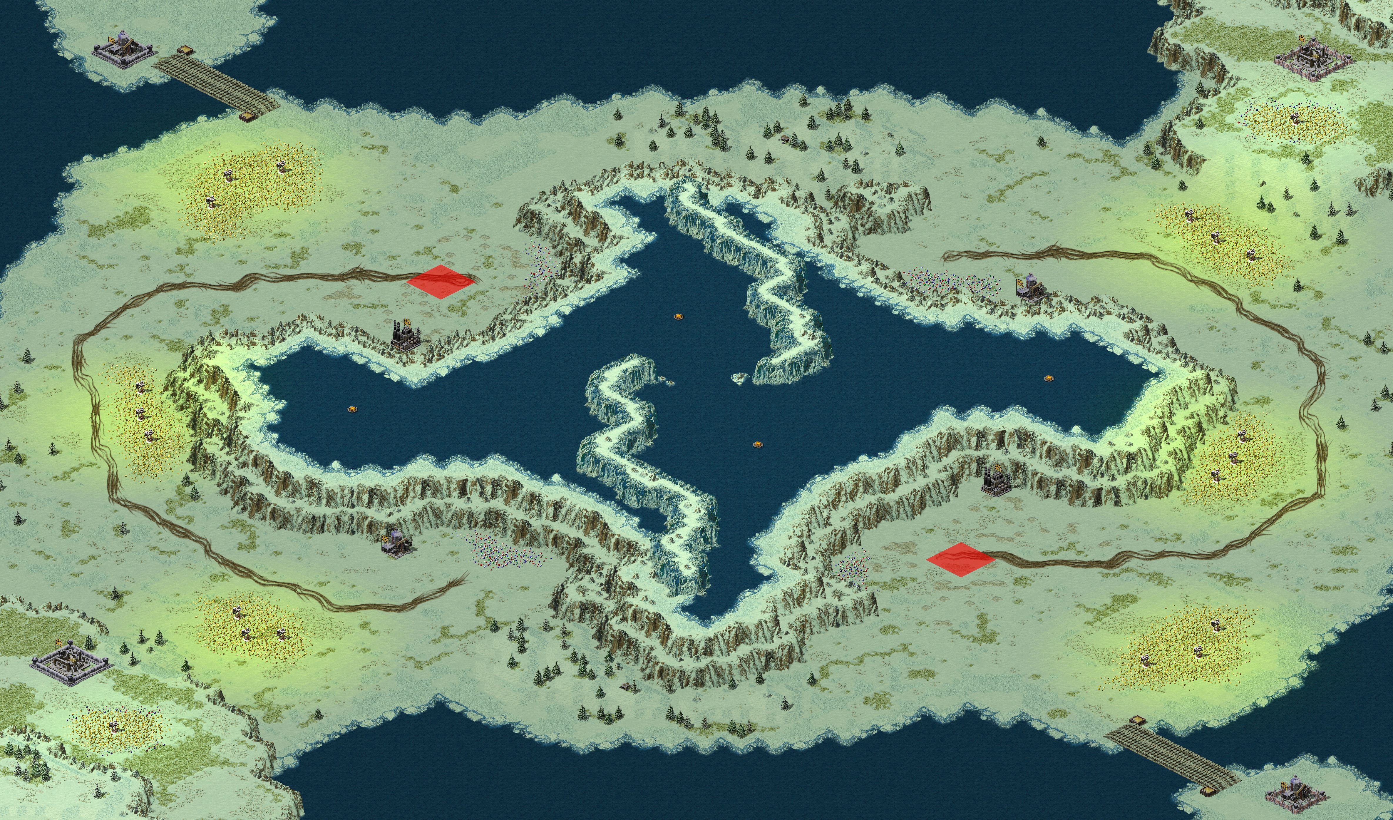 Rendered map: Buffed - Glacier Lake