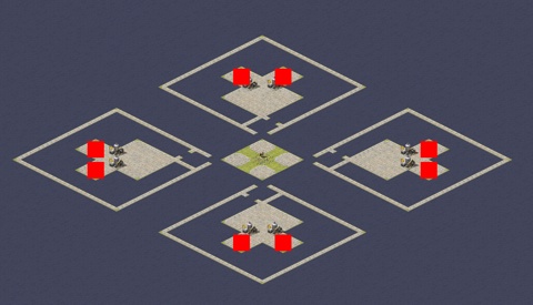 Rendered preview of 2 Player Patch Stare Down