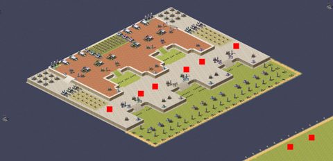 Rendered preview of 2 Soviet 6 Allied Beachhead 2.5