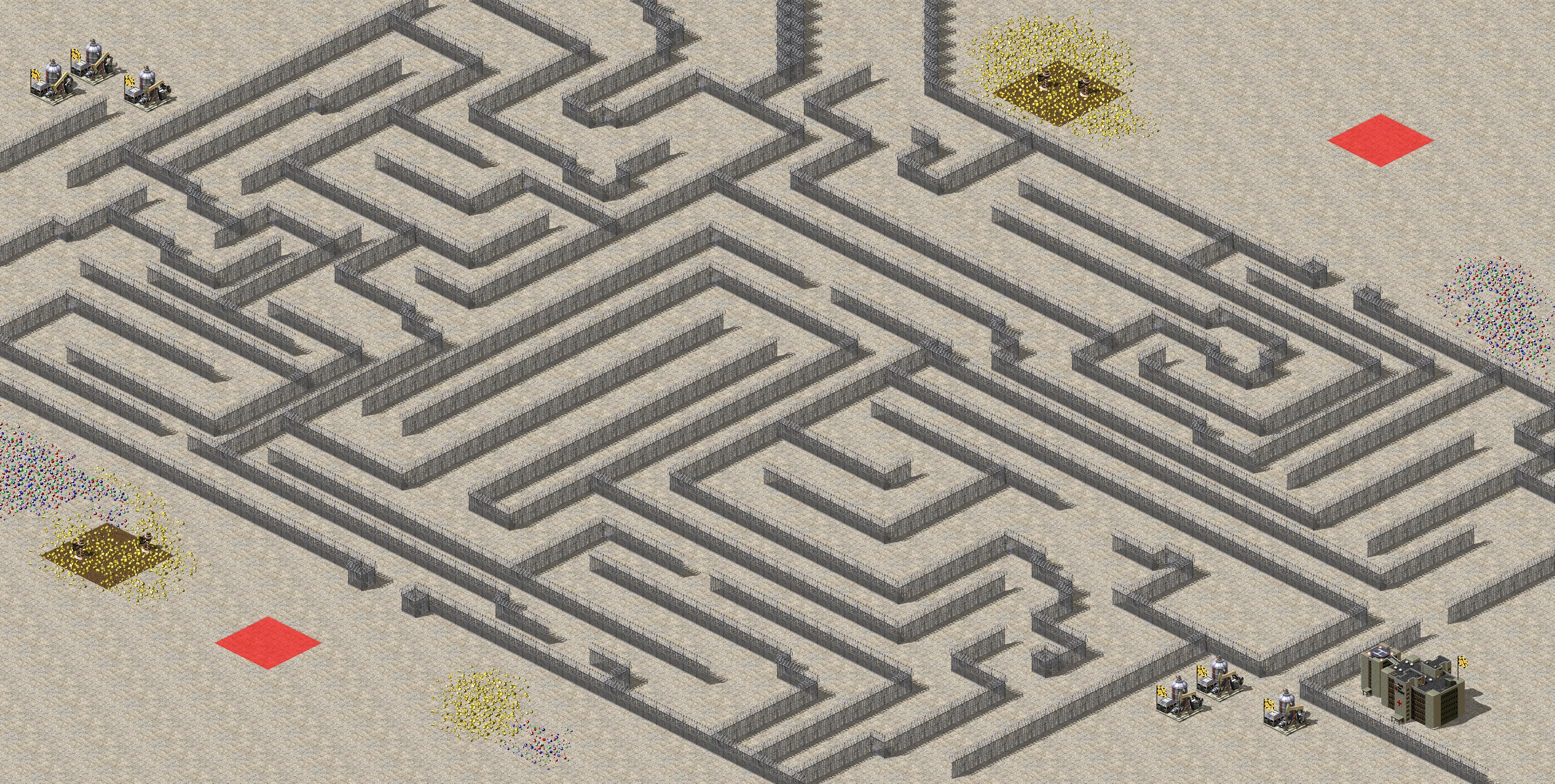 Rendered map: Maze Wire Fence