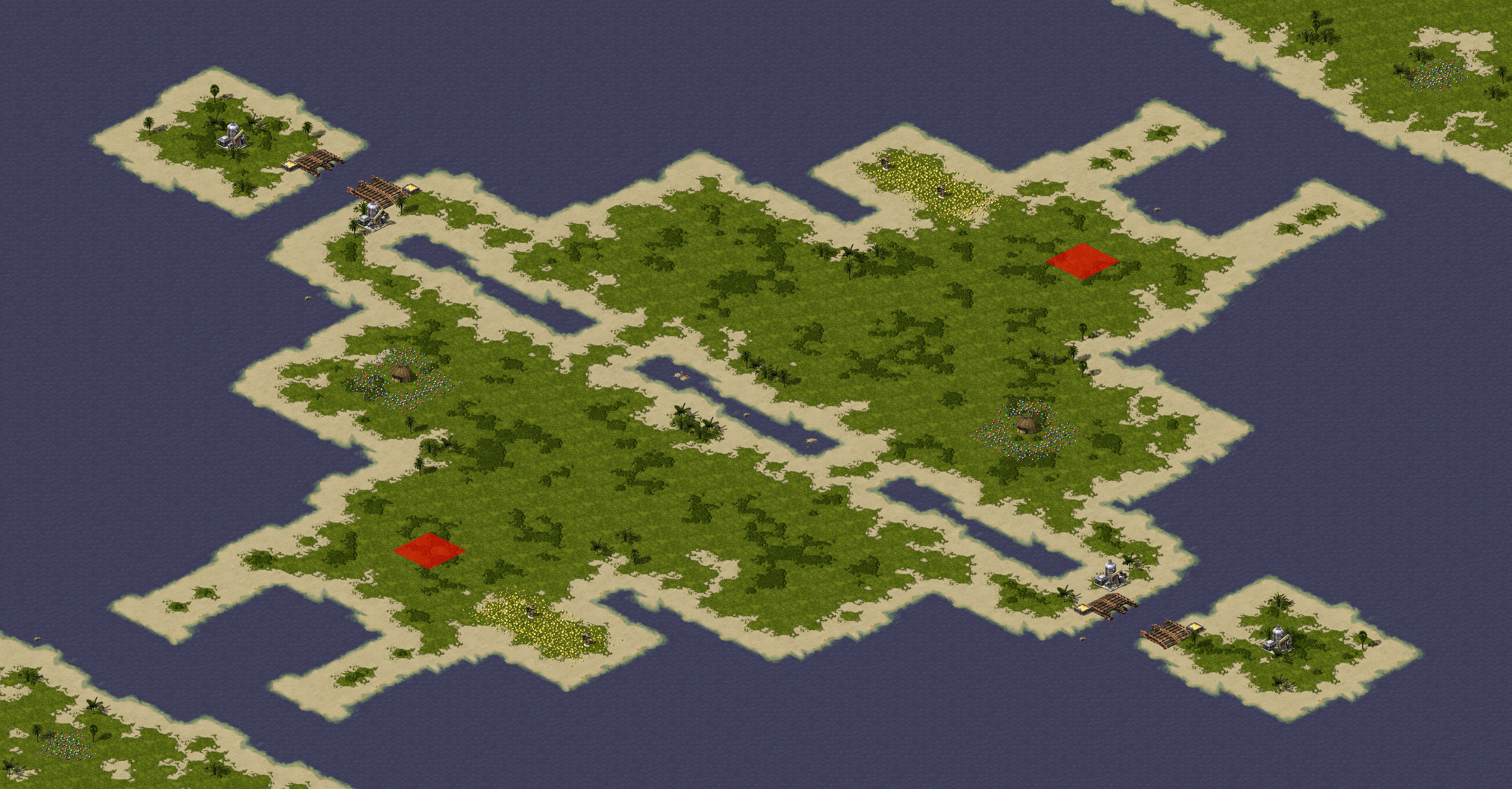 Rendered map: Tournament Map B