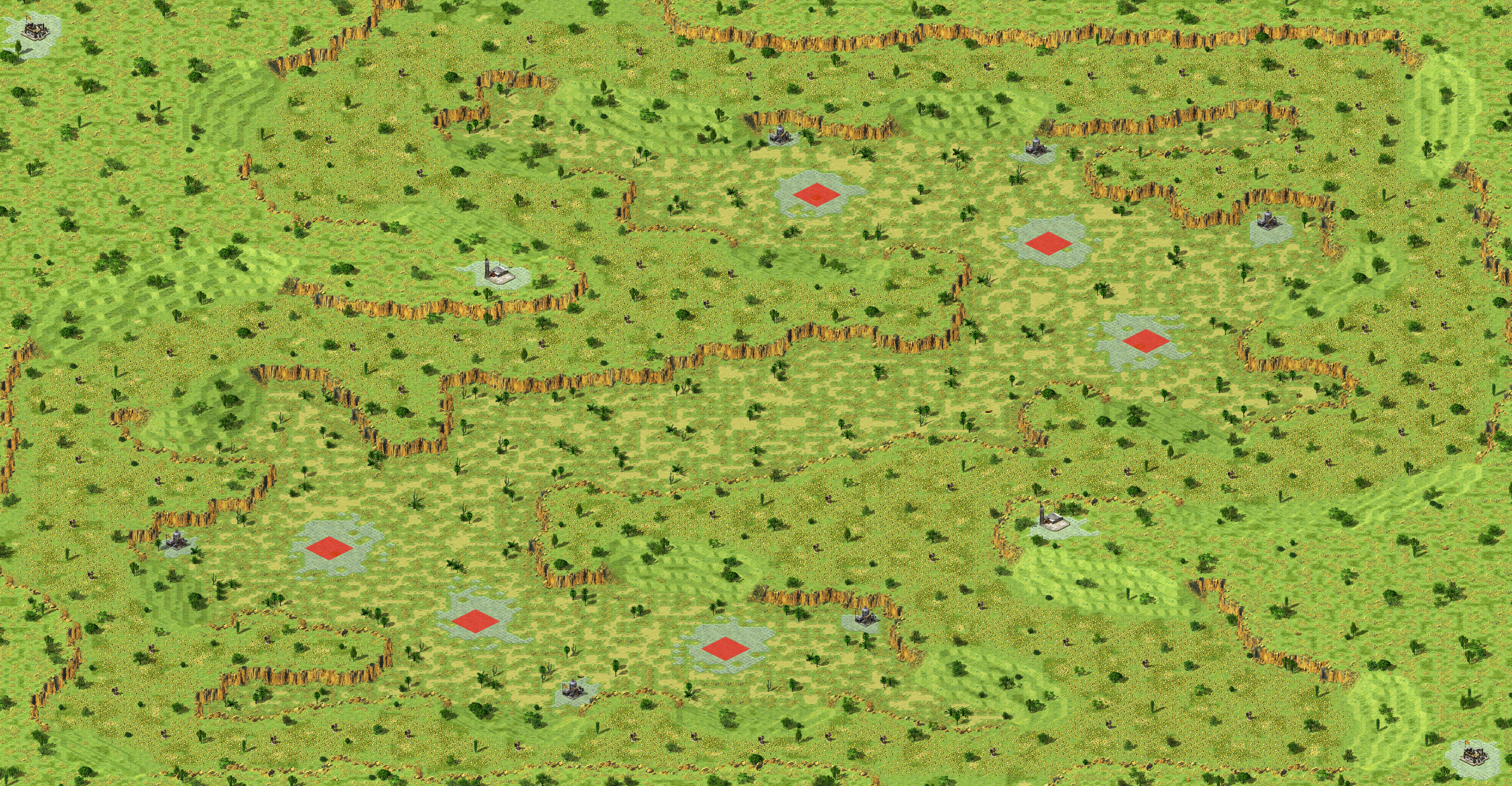 Rendered map: Secluded Valley
