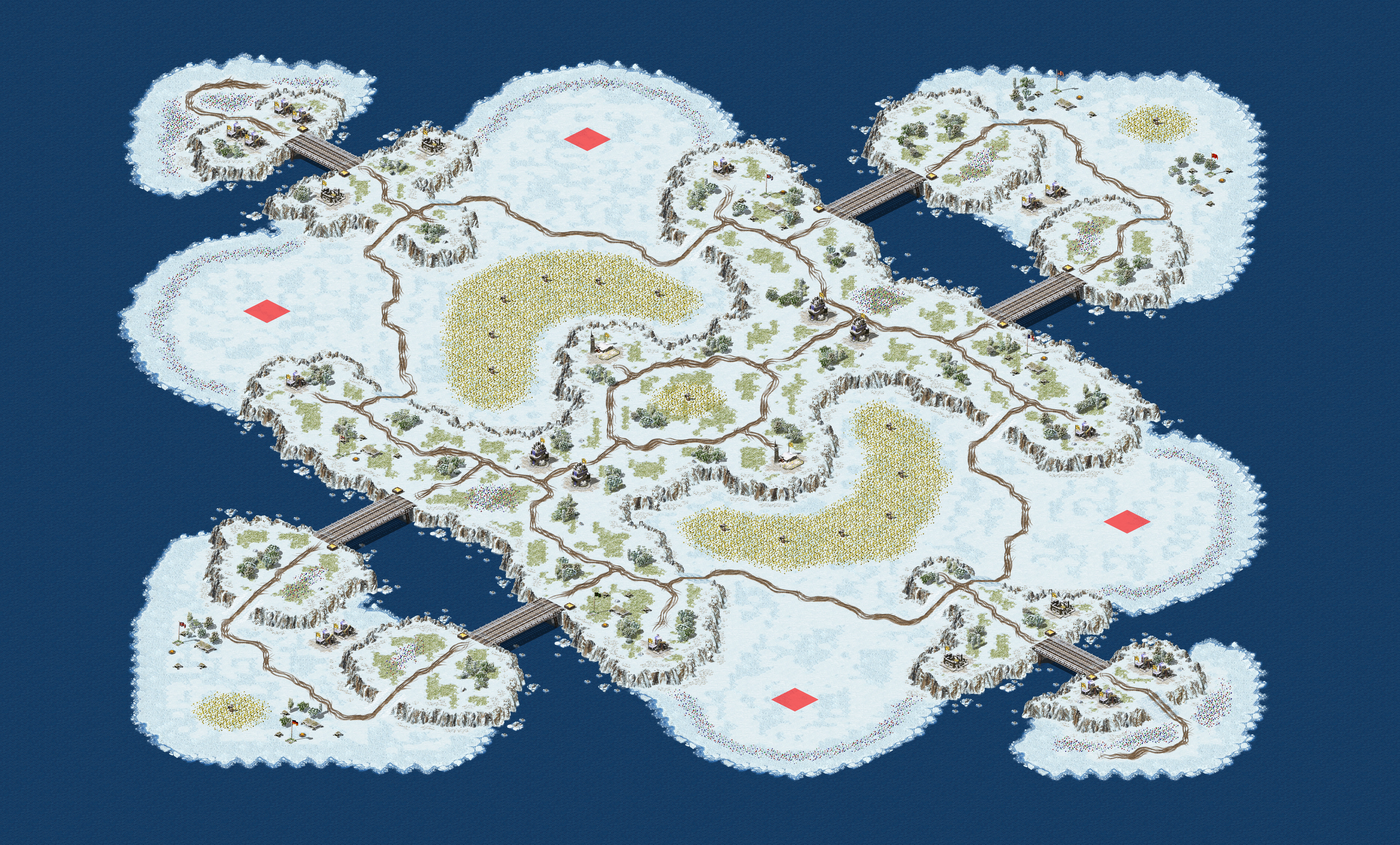 Rendered map: Polar Oblong (2-4)