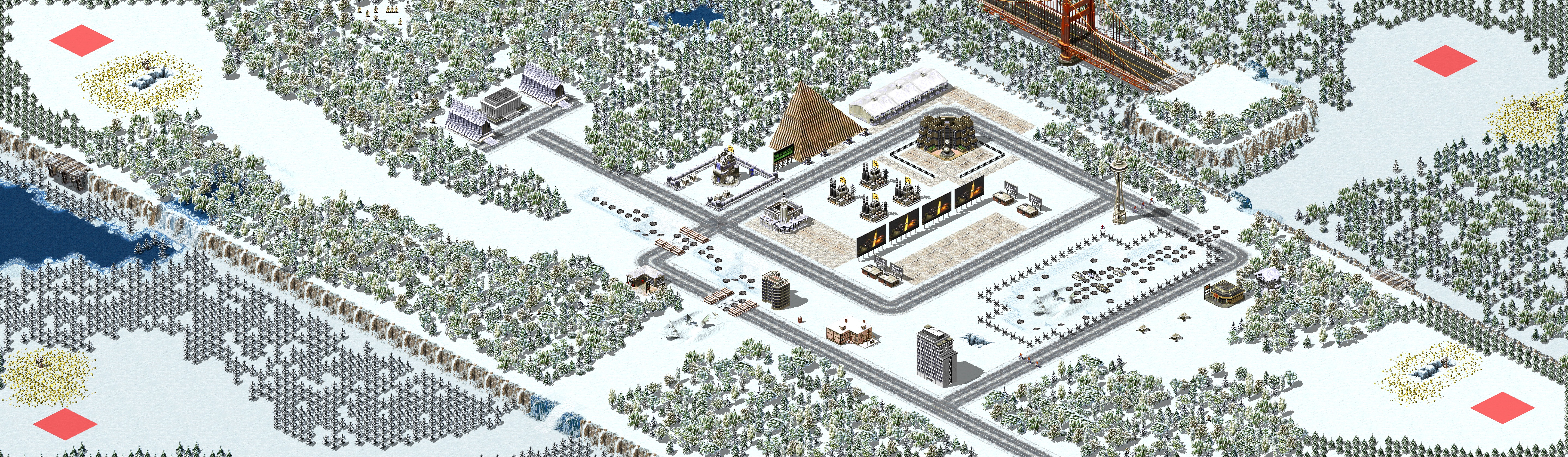 Rendered map: Plateau City