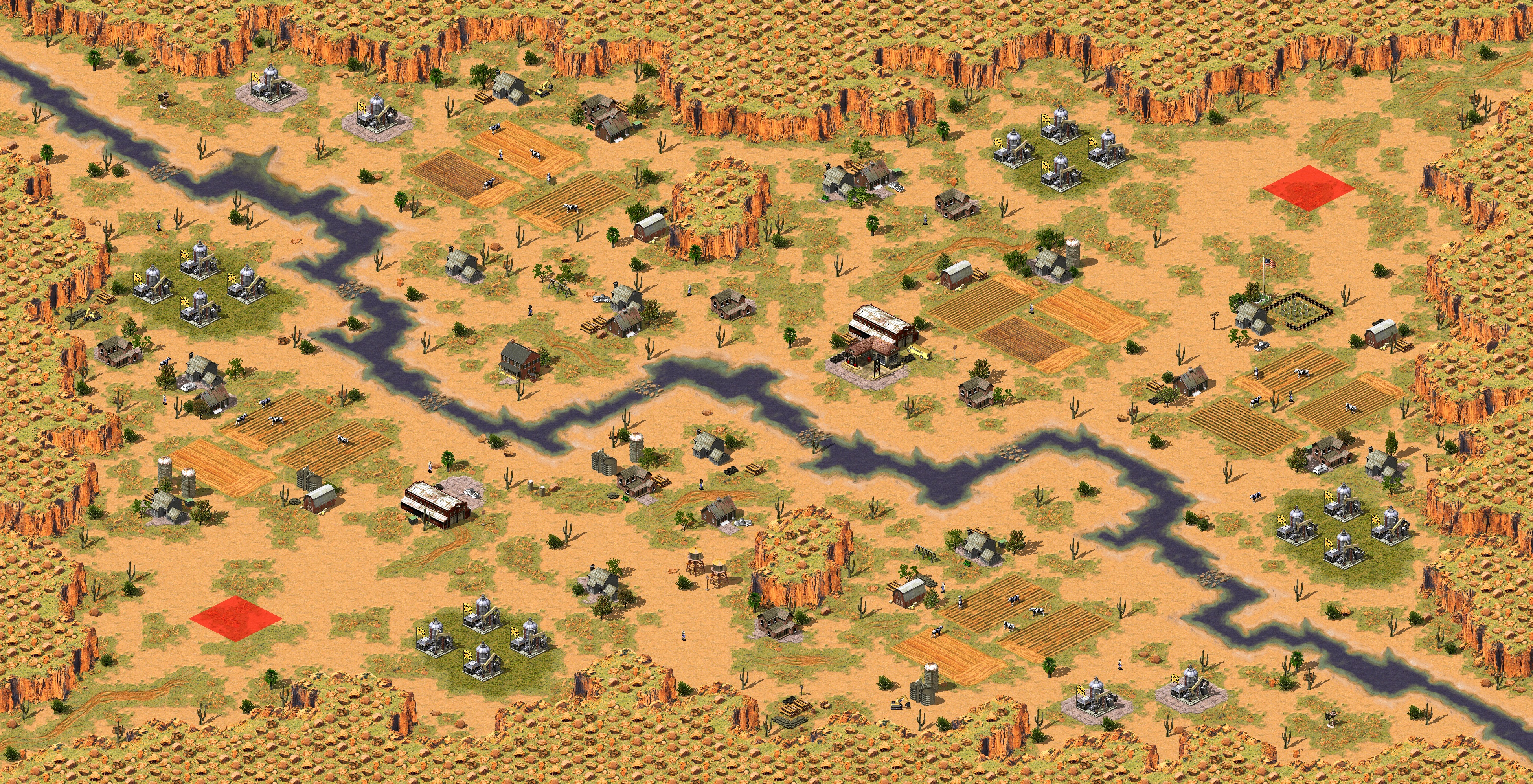 Rendered map: Dustbowl