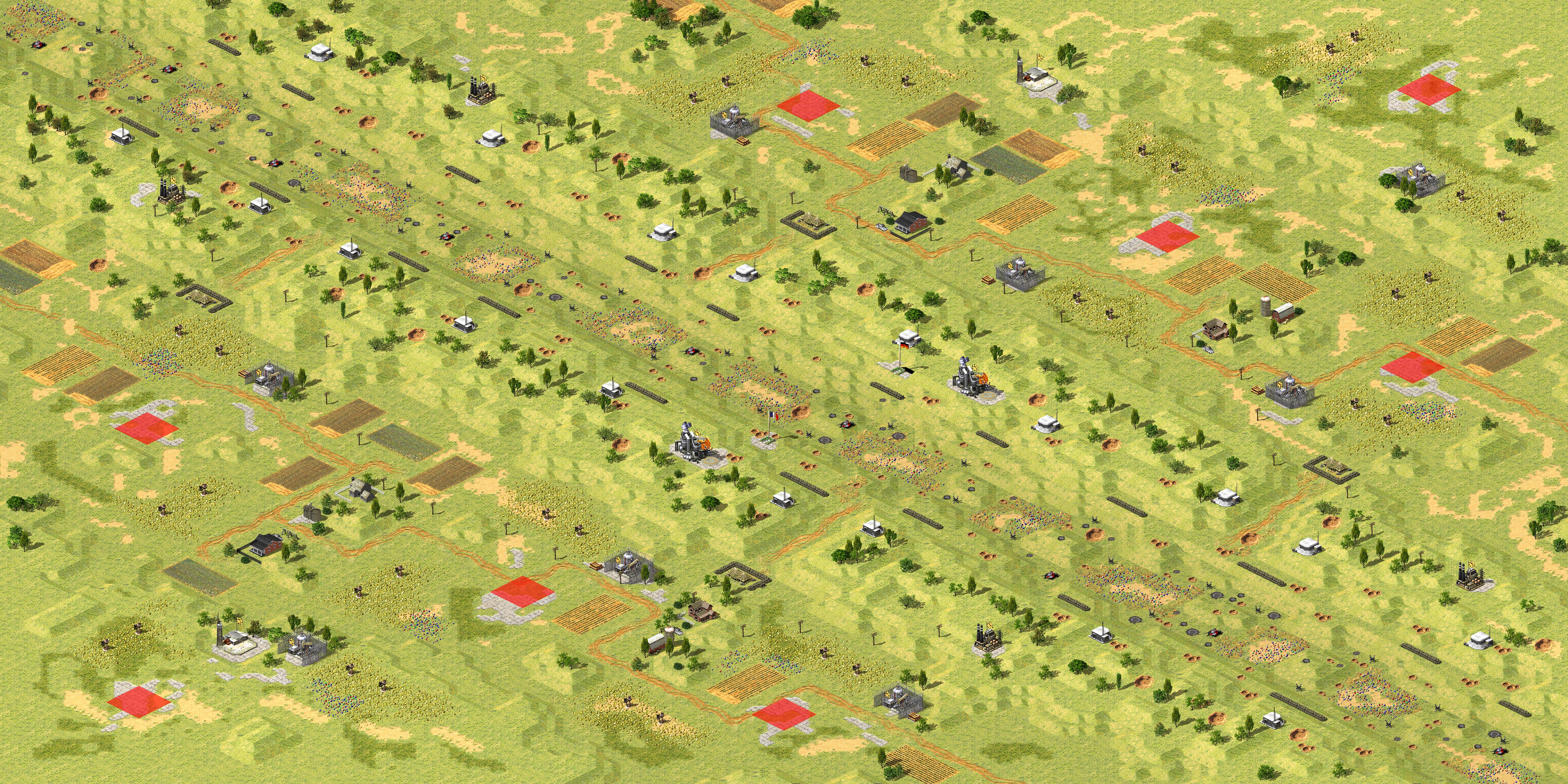Rendered map: [8] Maginot Line 4v4 v1.2
