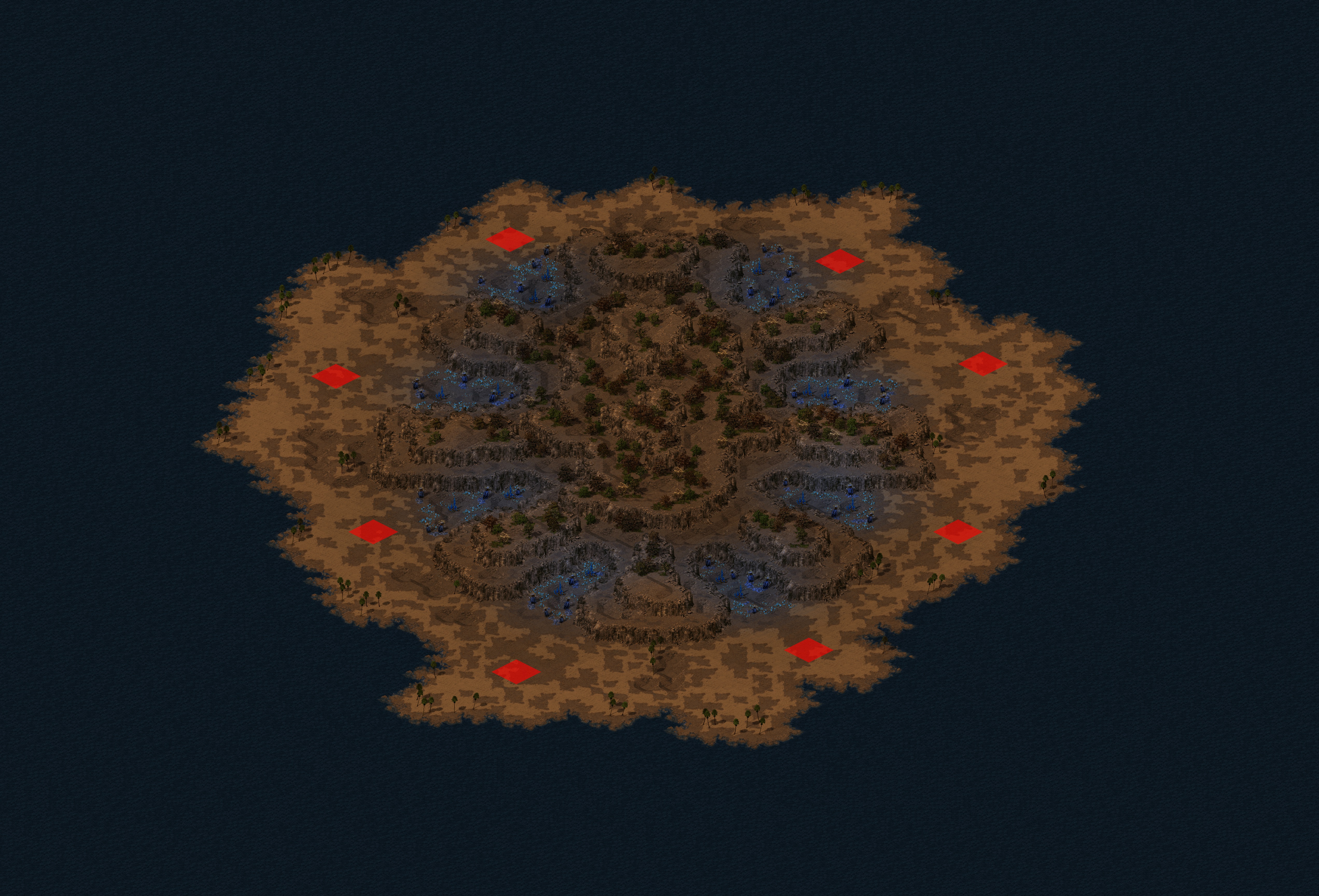 Rendered map: Island of Insanity