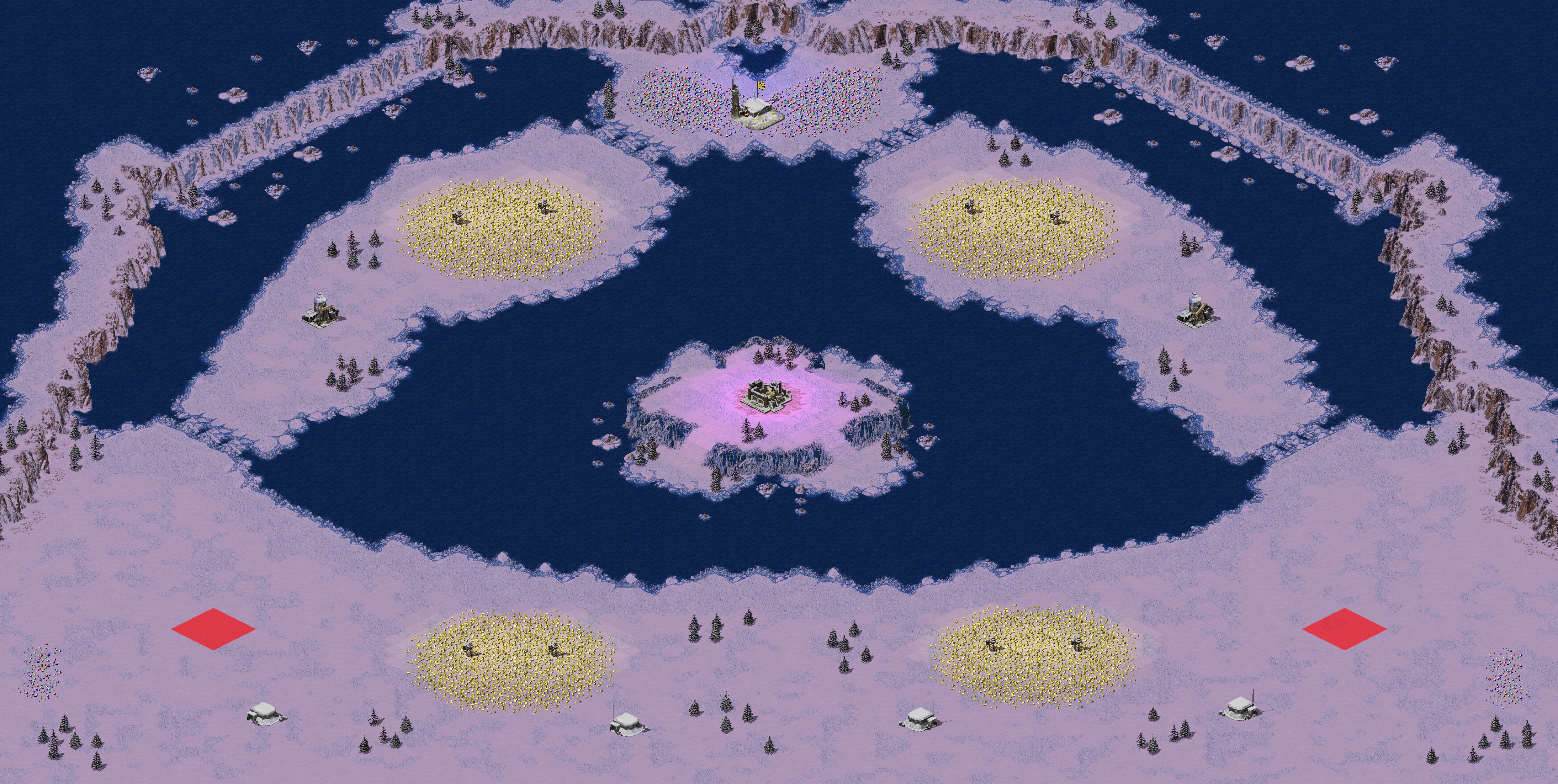 Rendered map: Siberian Deluge