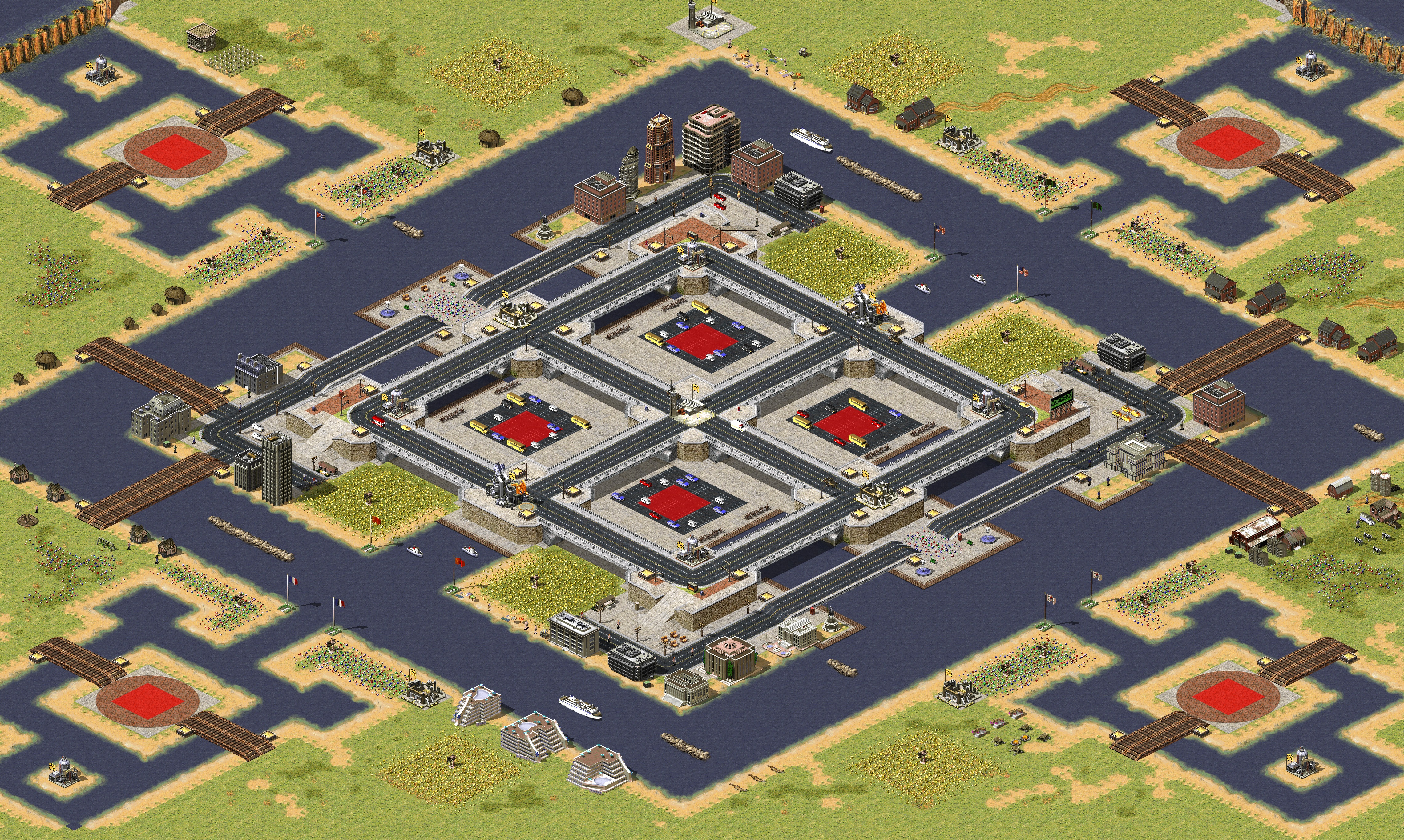 Rendered map: Bridges Galore (War1e1ore)
