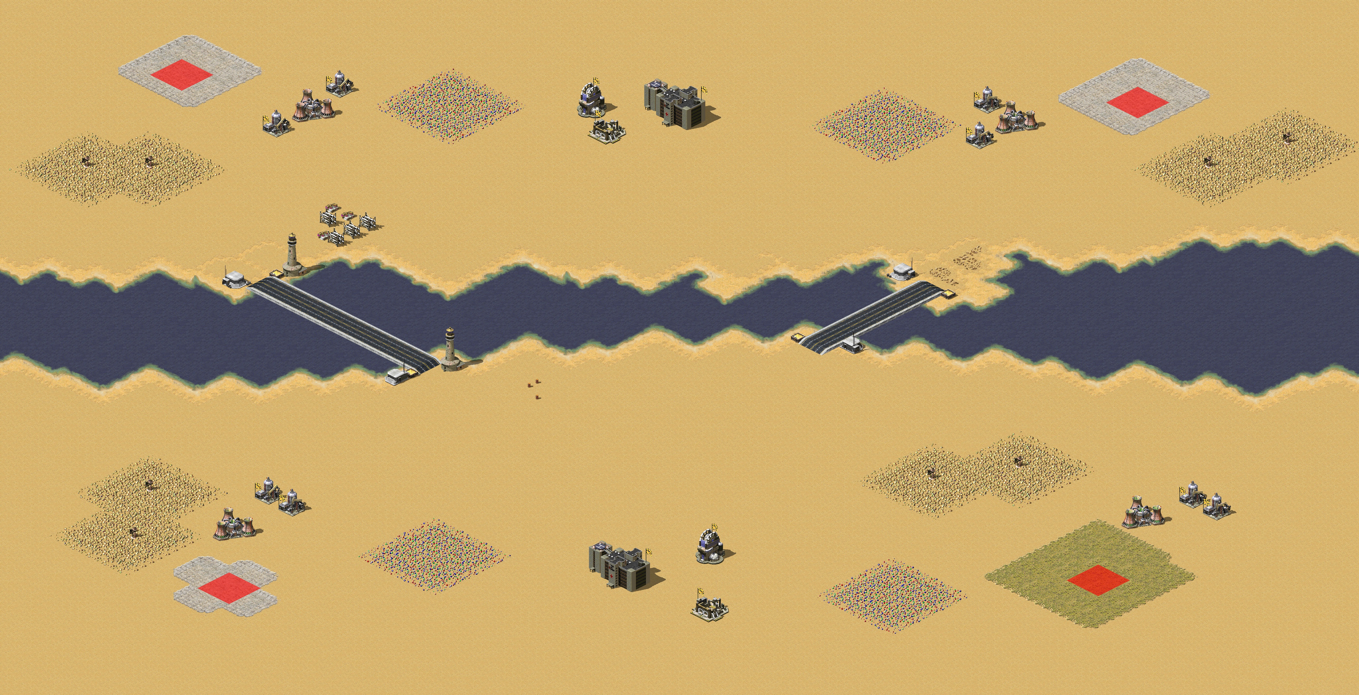 Rendered map: Desert Heat