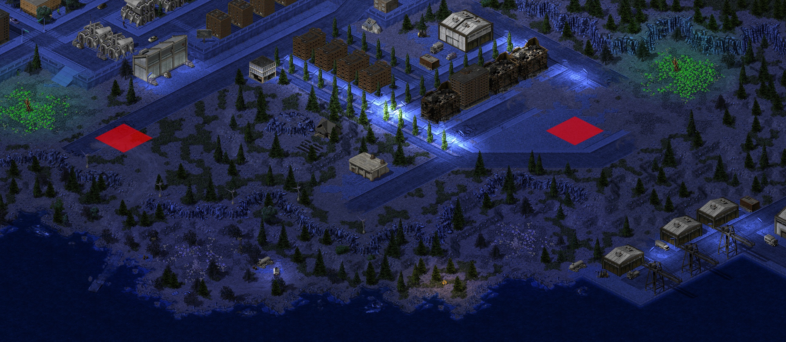 Rendered map: Sapphire Coast