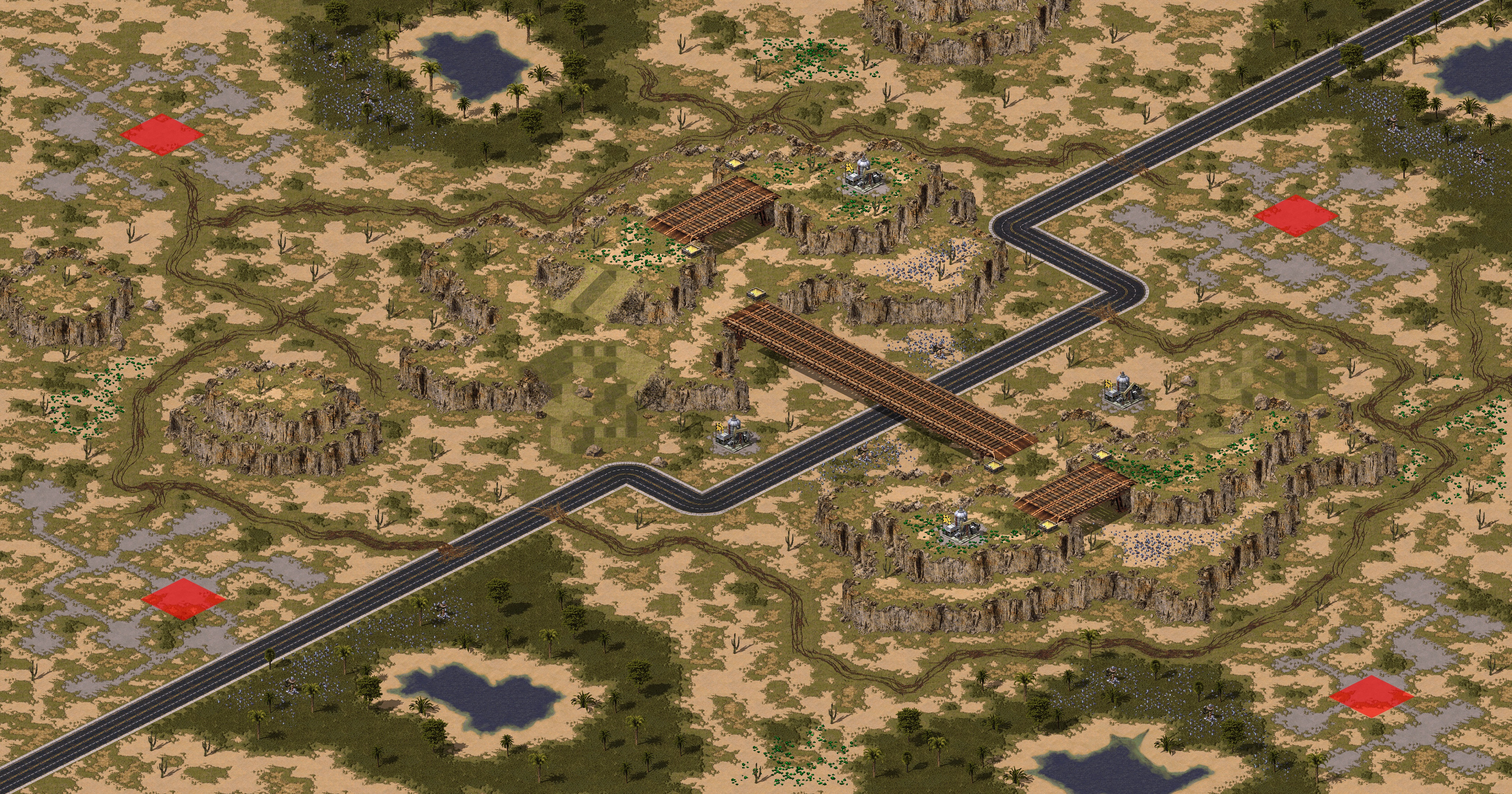 Rendered map: Head for the Hills