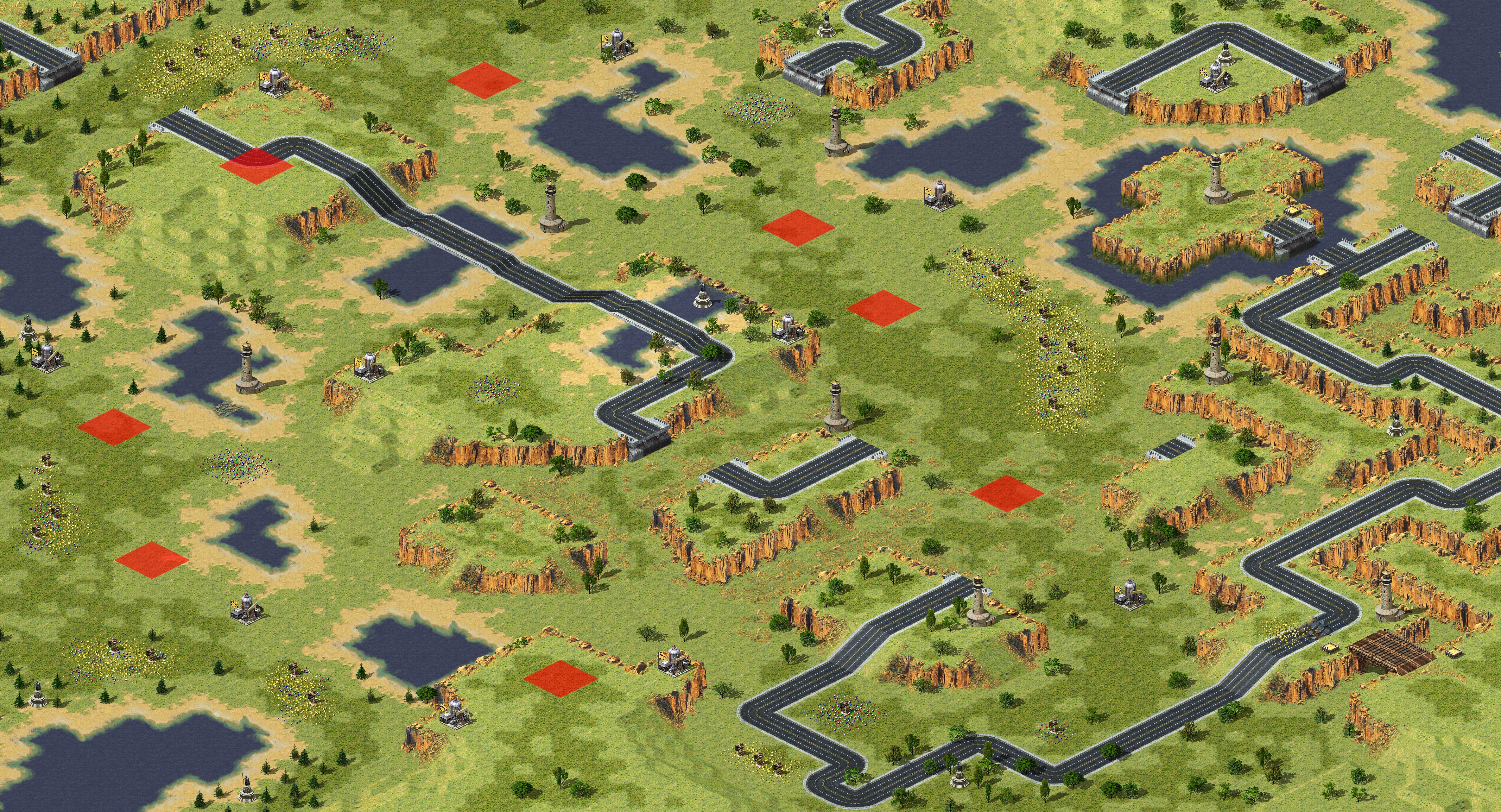 Rendered map: Four Nations Sky Road