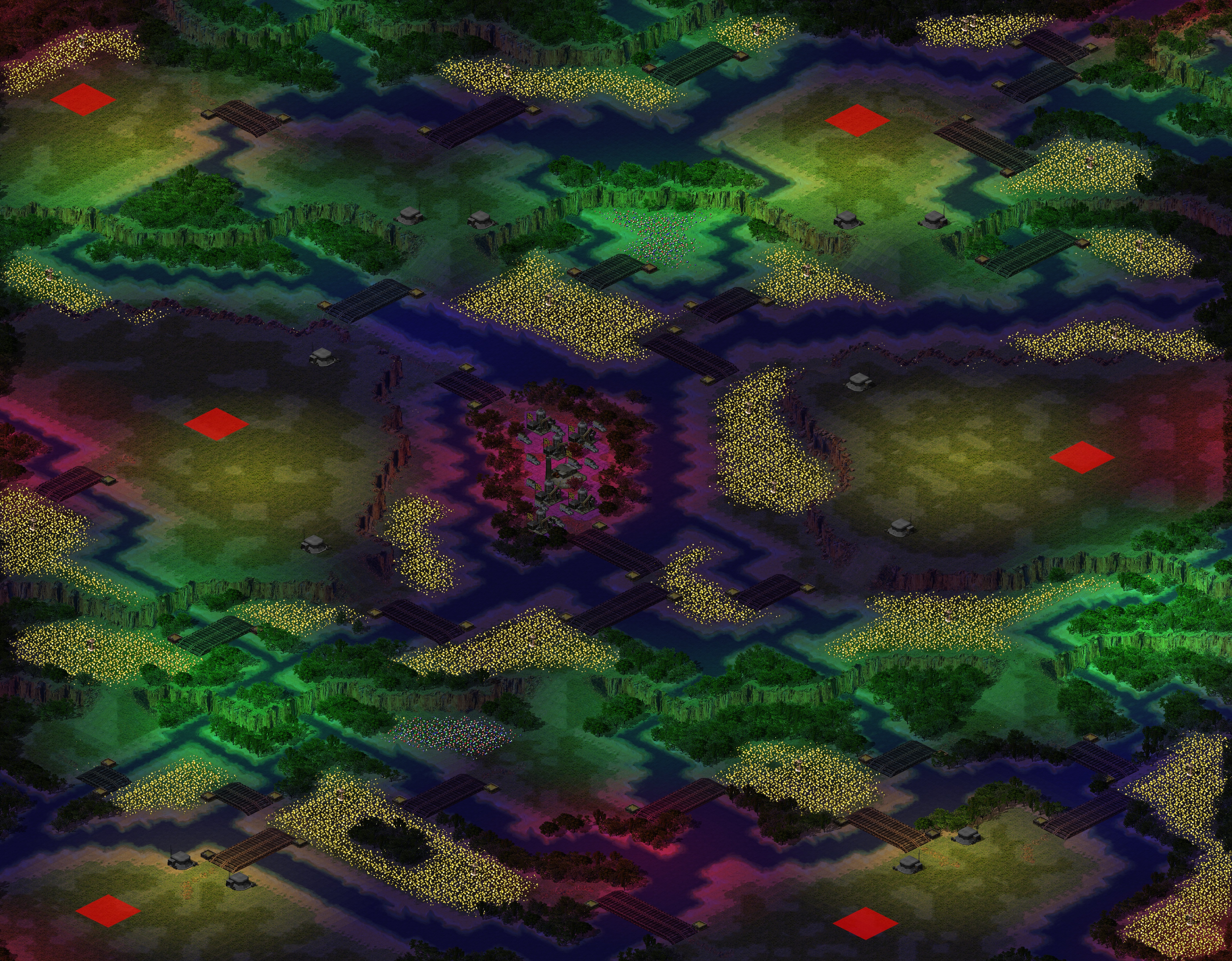 Rendered map: Angel Falls (2-6)