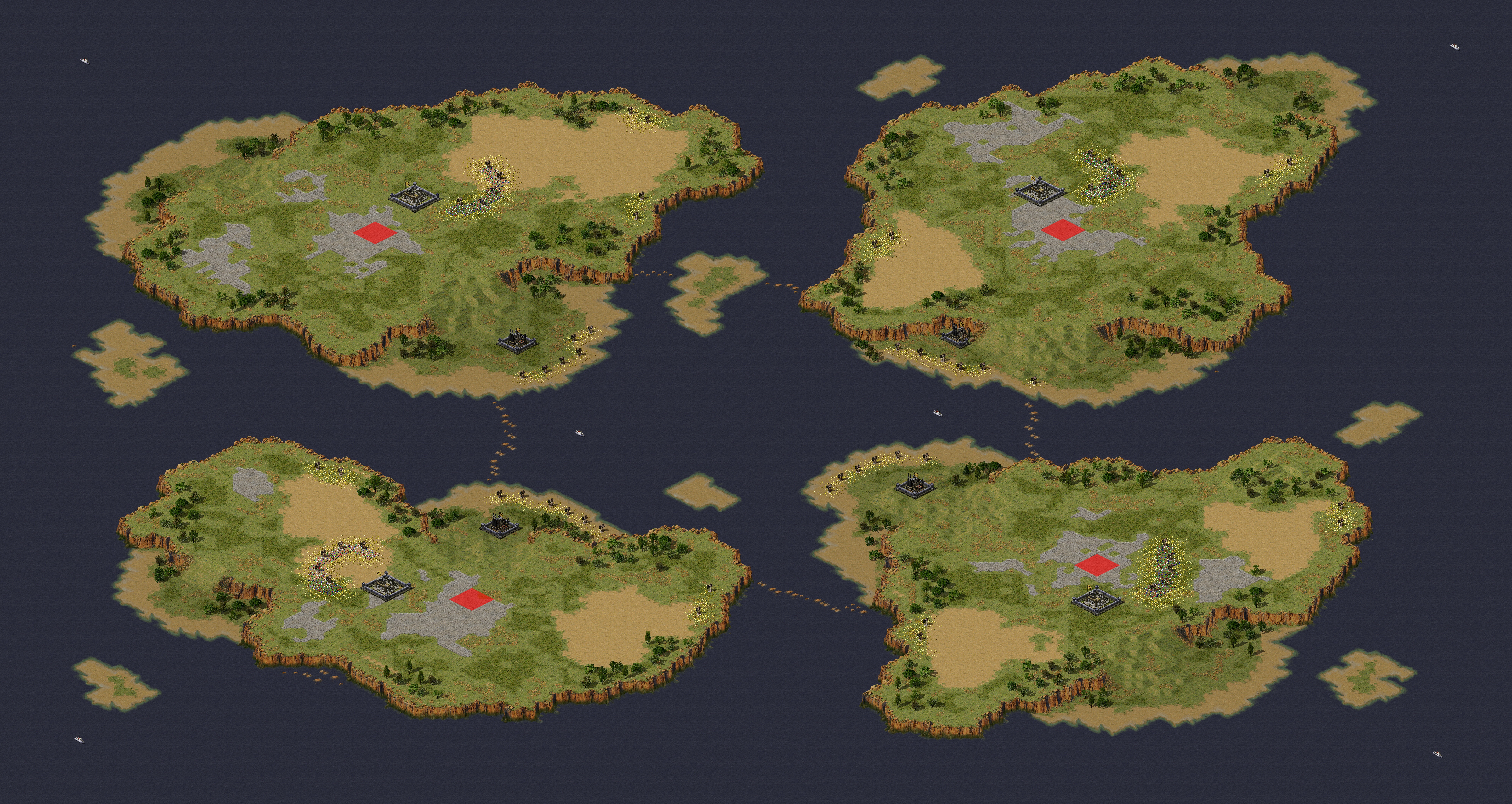 Rendered map: Mega Tsunami