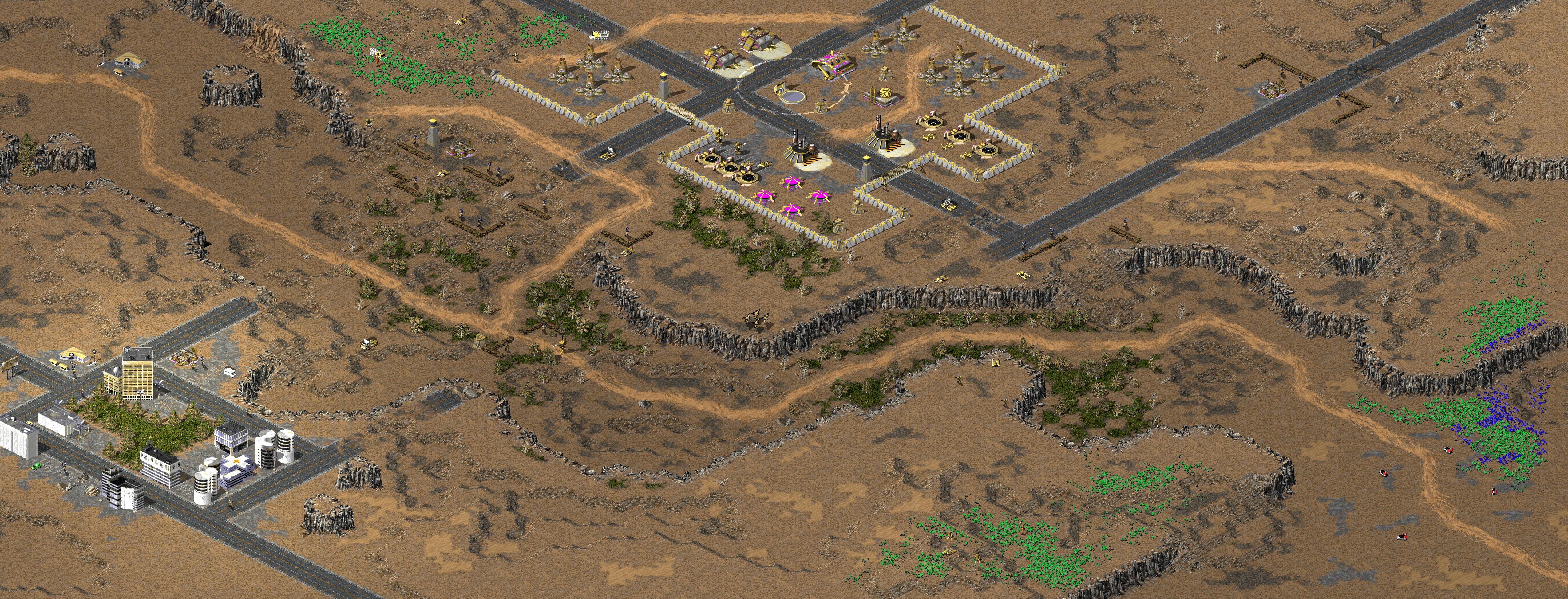 Rendered map: Protect the Waste Convoys