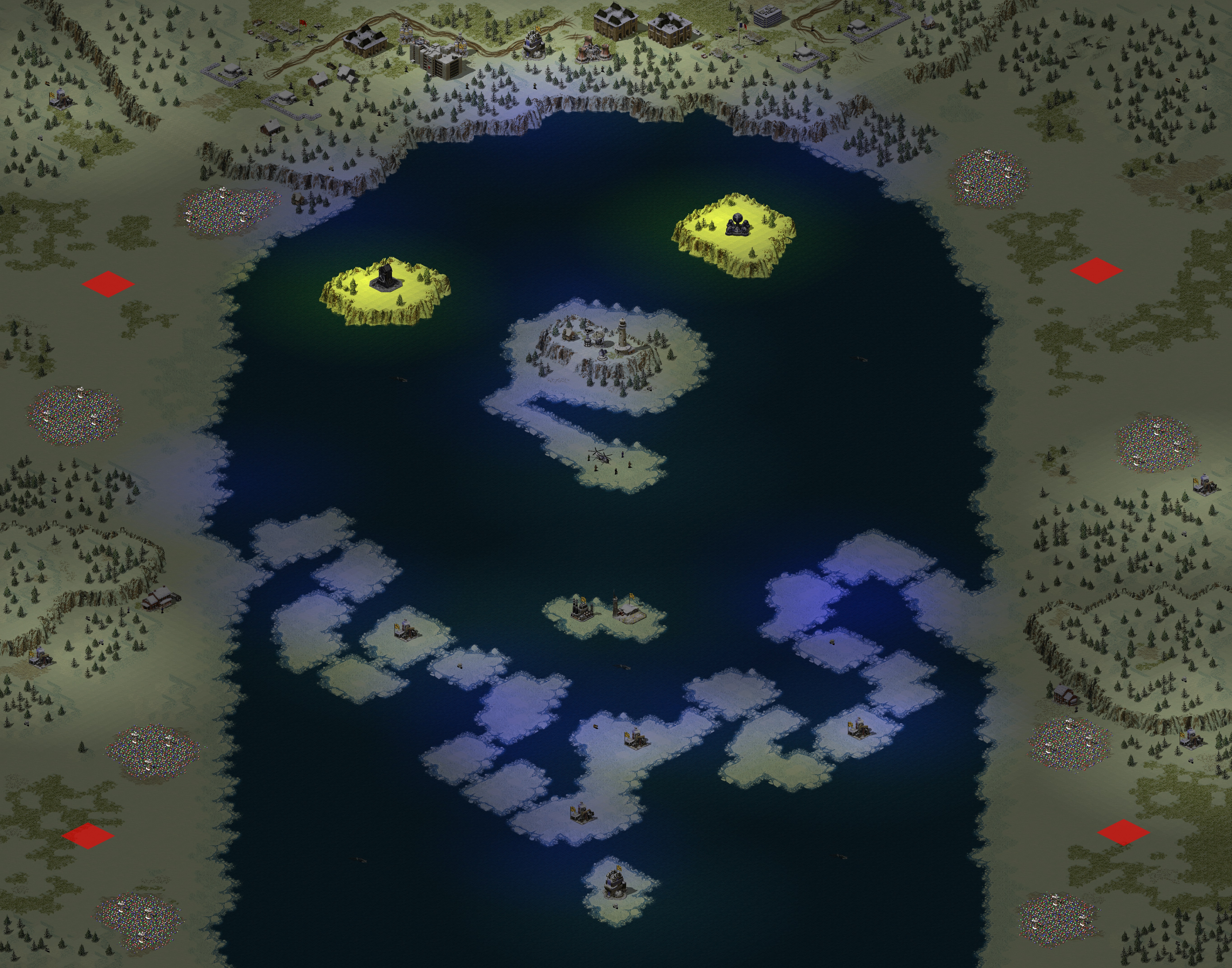 Rendered map: Dancing on ice   BY ARISS(DJ)