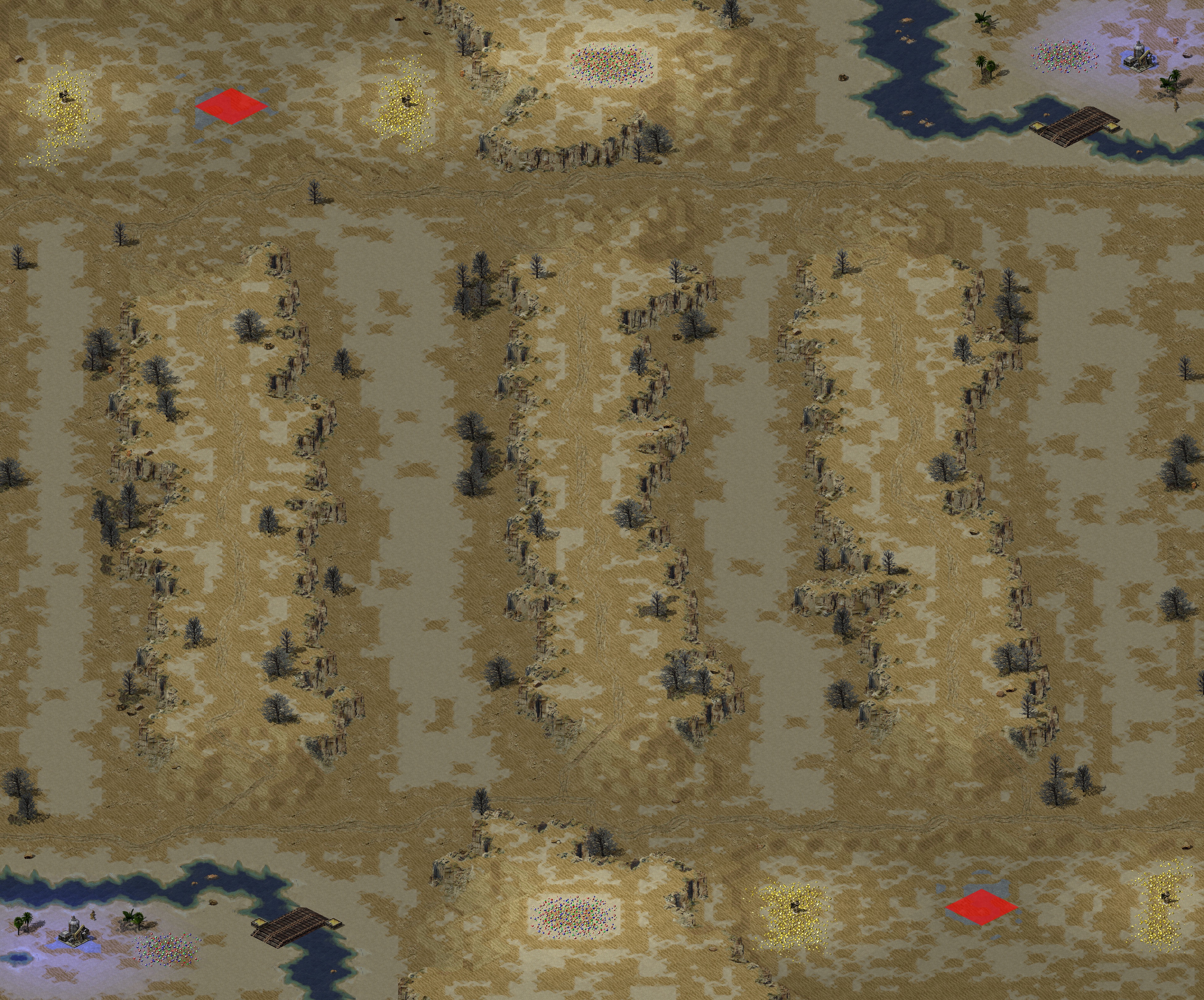 Rendered map: Dry Canyon