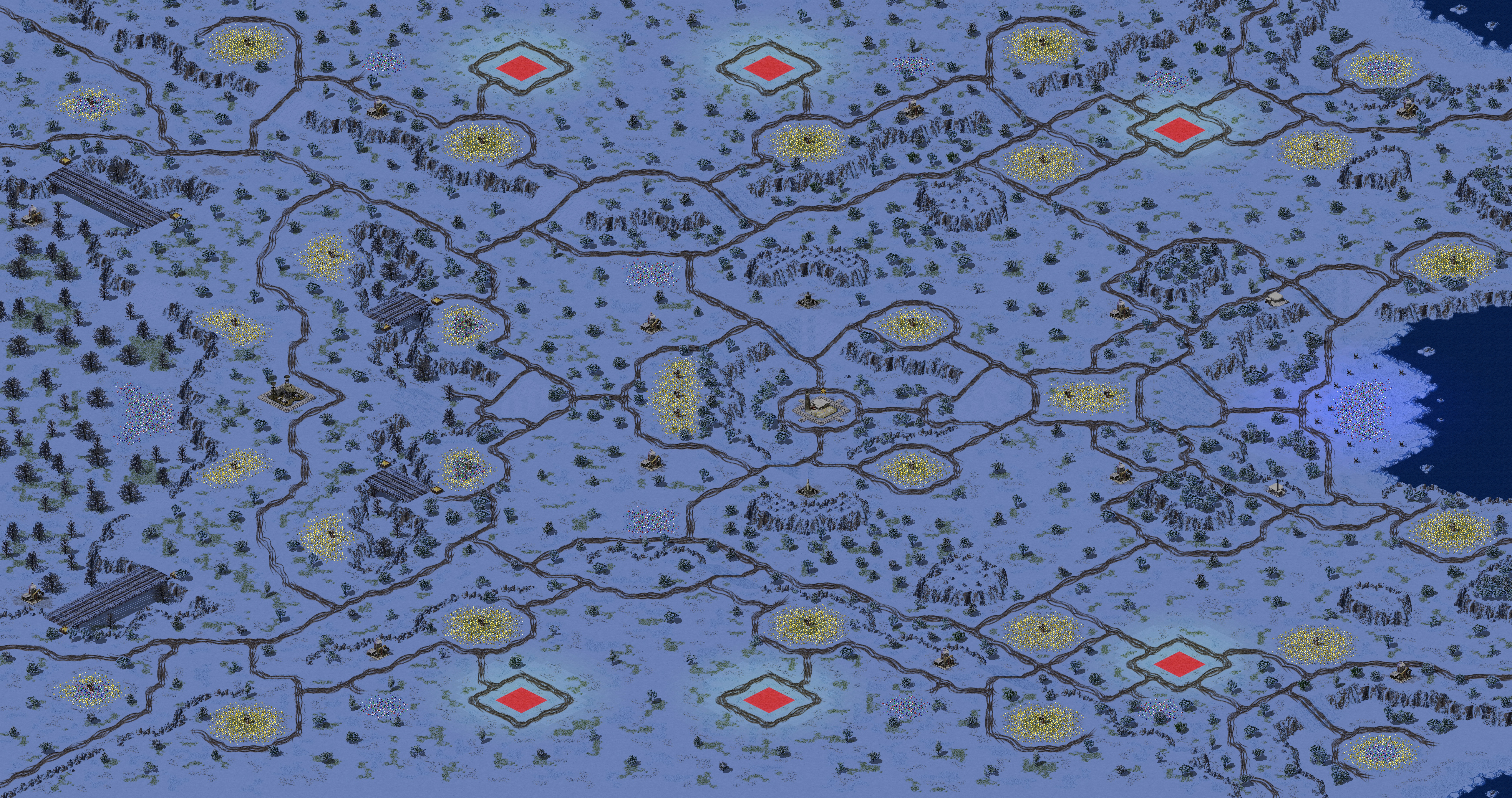 Rendered map: Blizzard Peaks
