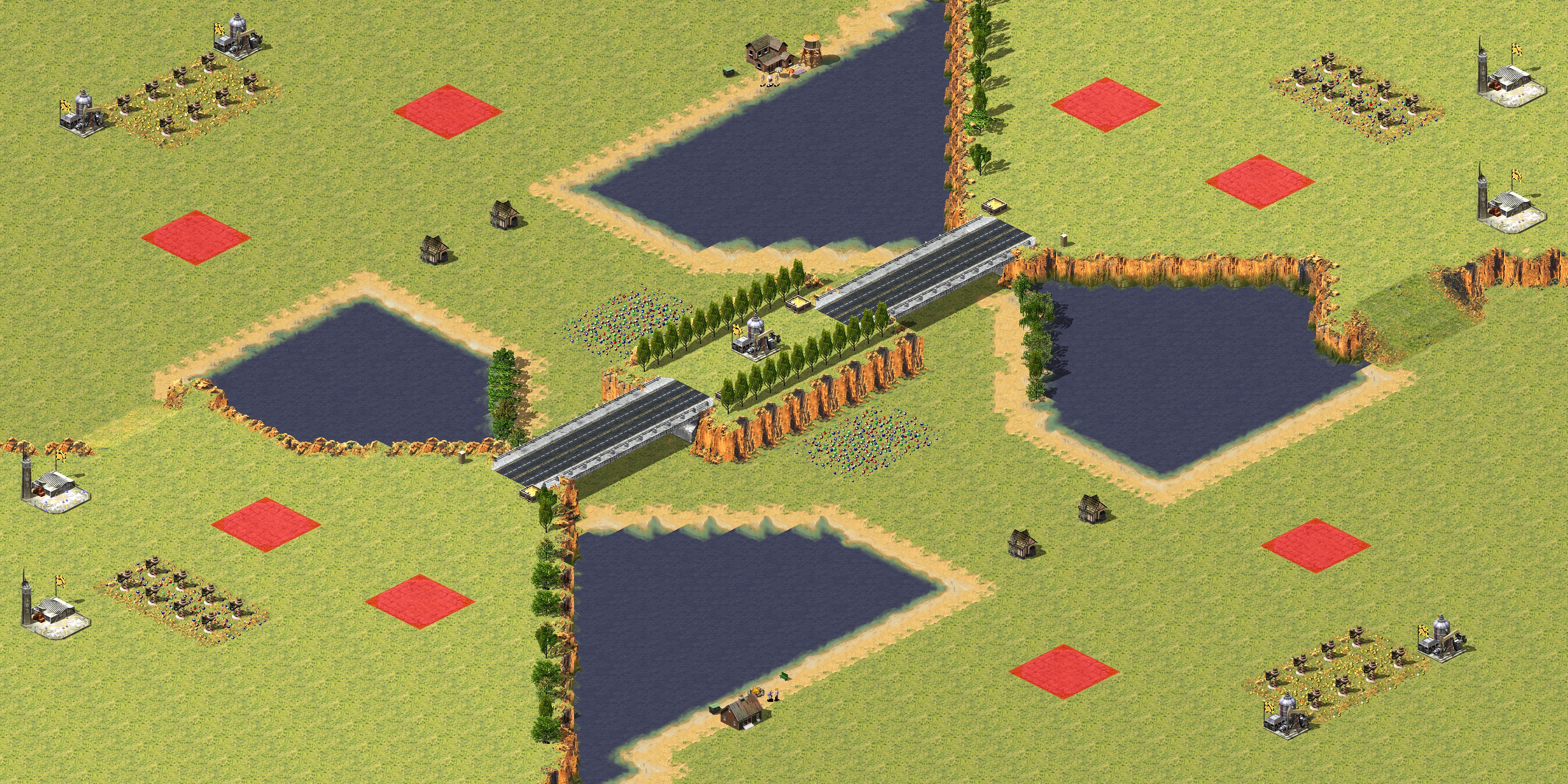 Rendered map: 4v4 Rising and Falling