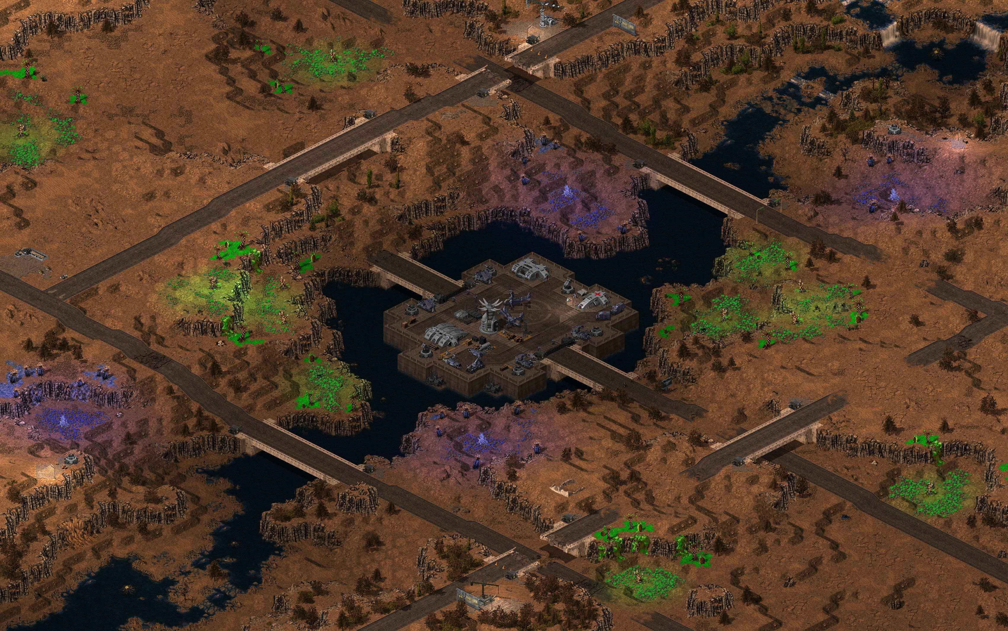 Rendered map: Sunset Vista
