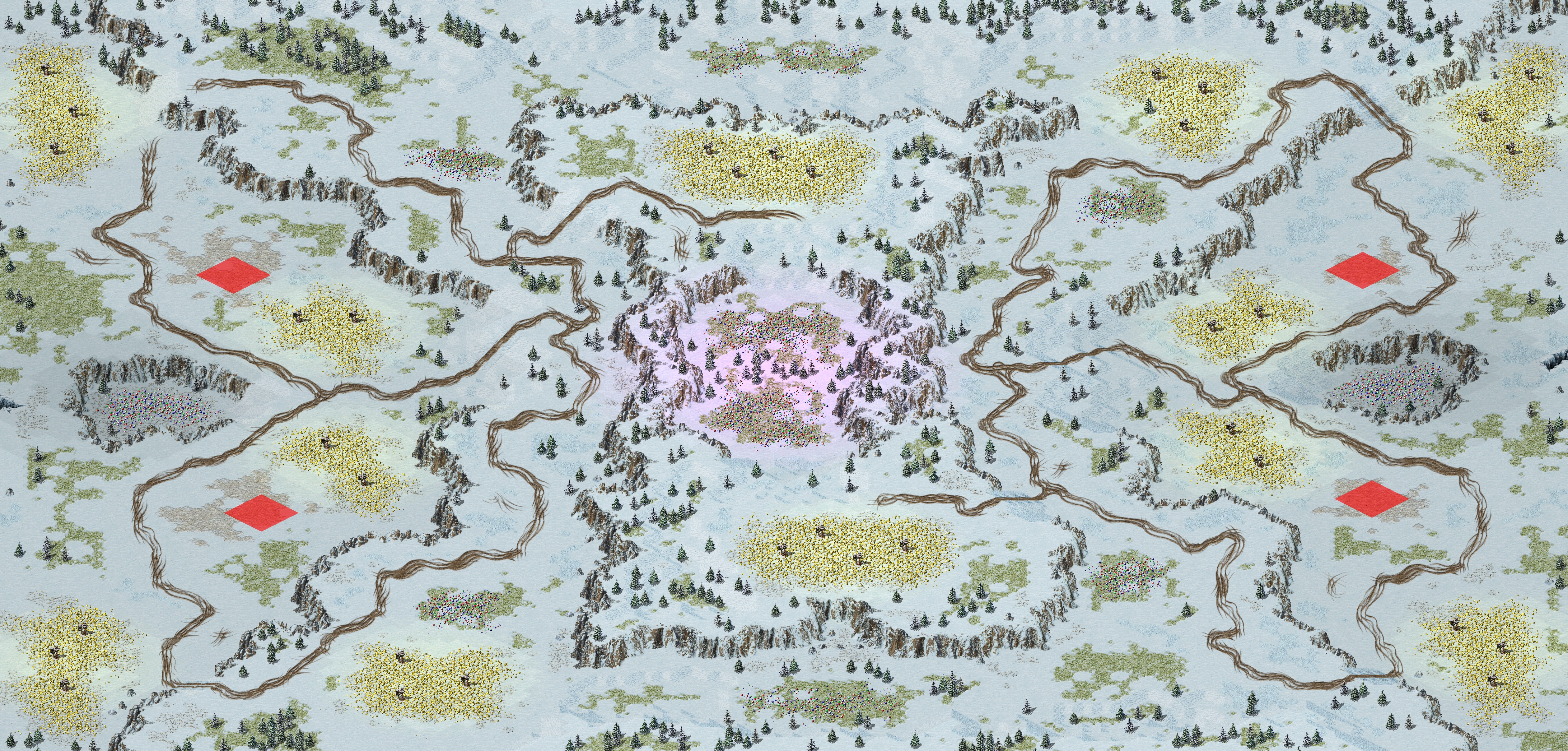 Rendered map: Polar Rift Valley Tournament