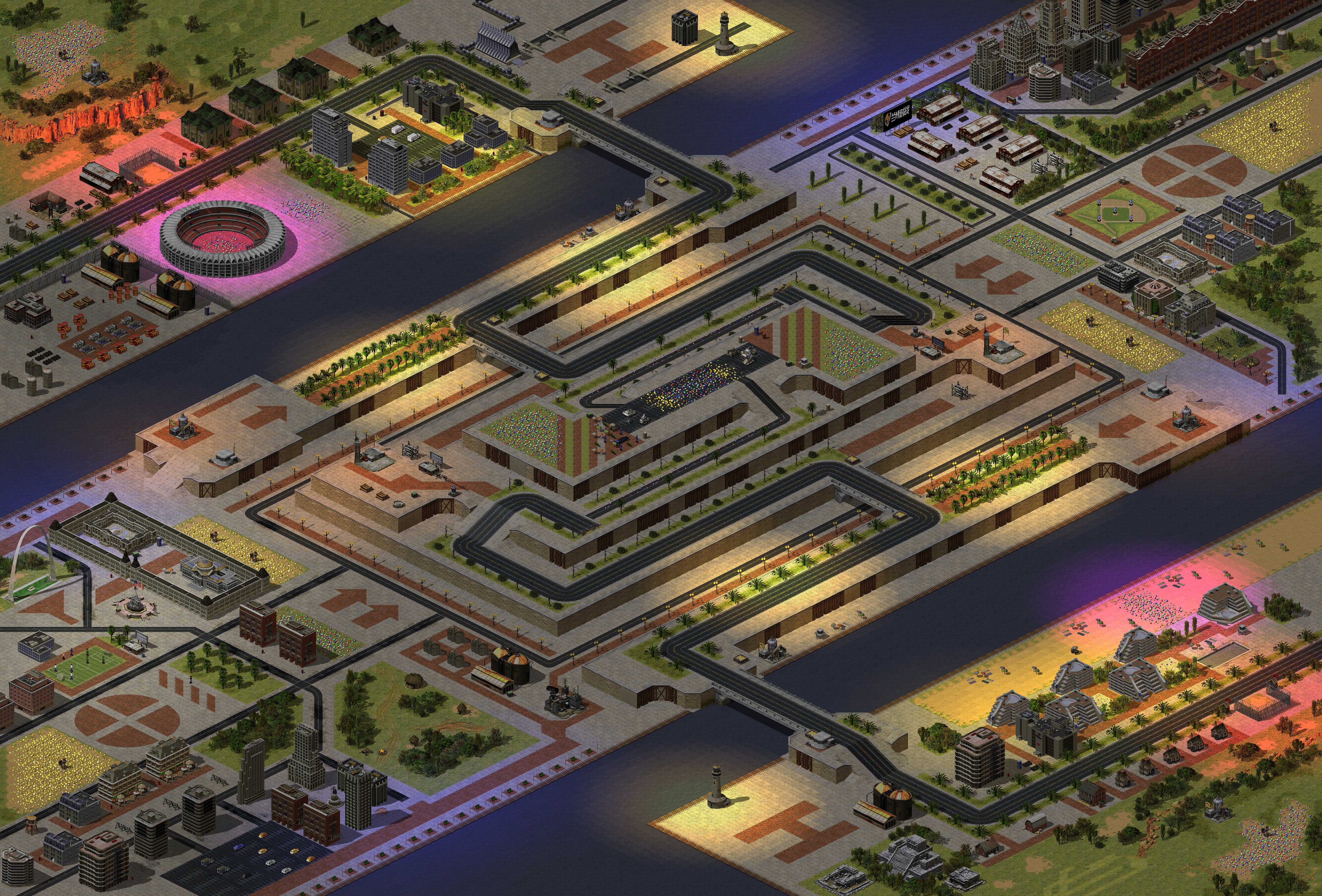 Rendered map: Era of Heroes YR