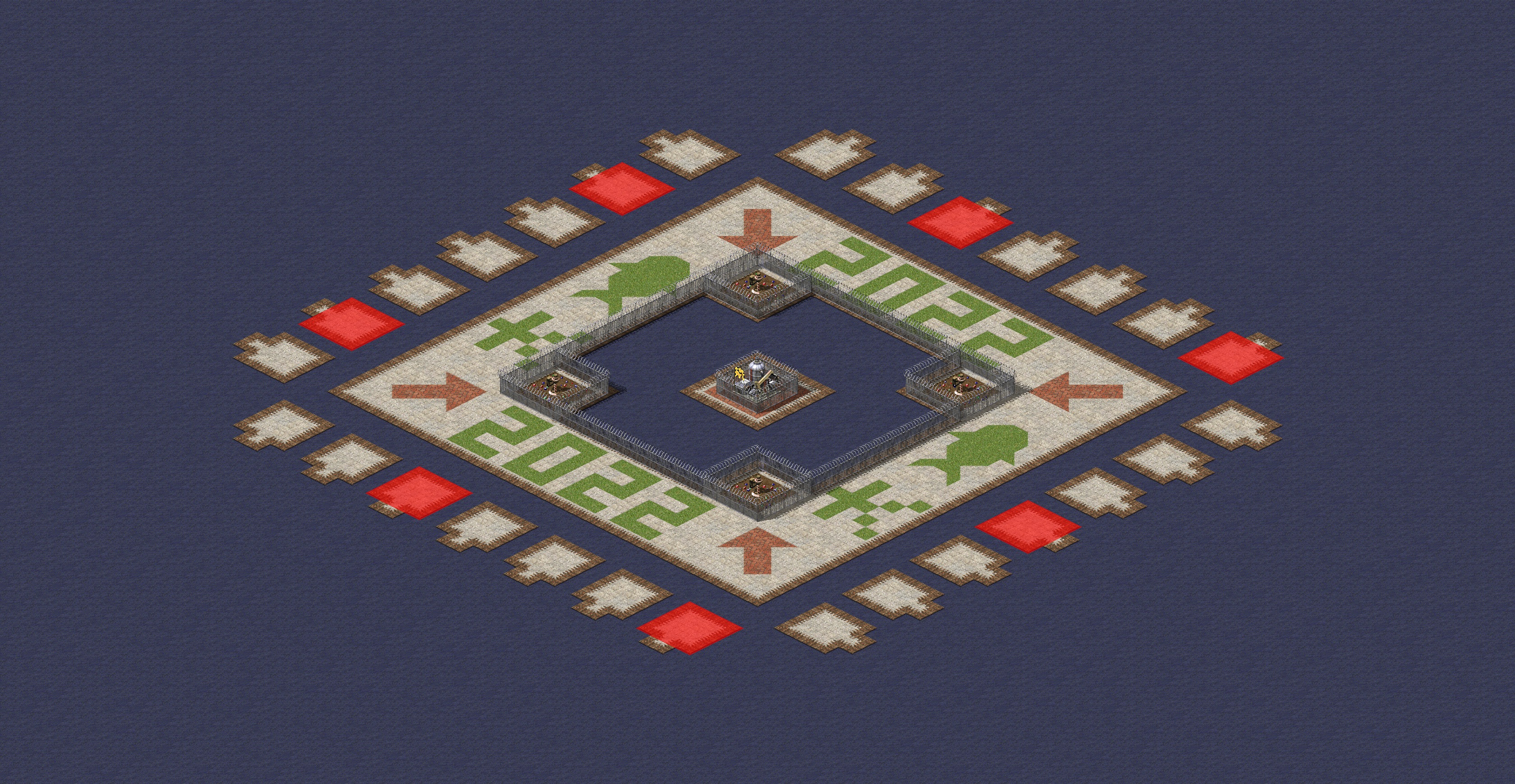 Rendered map: 2022 Big Fish Melee King - Music Box