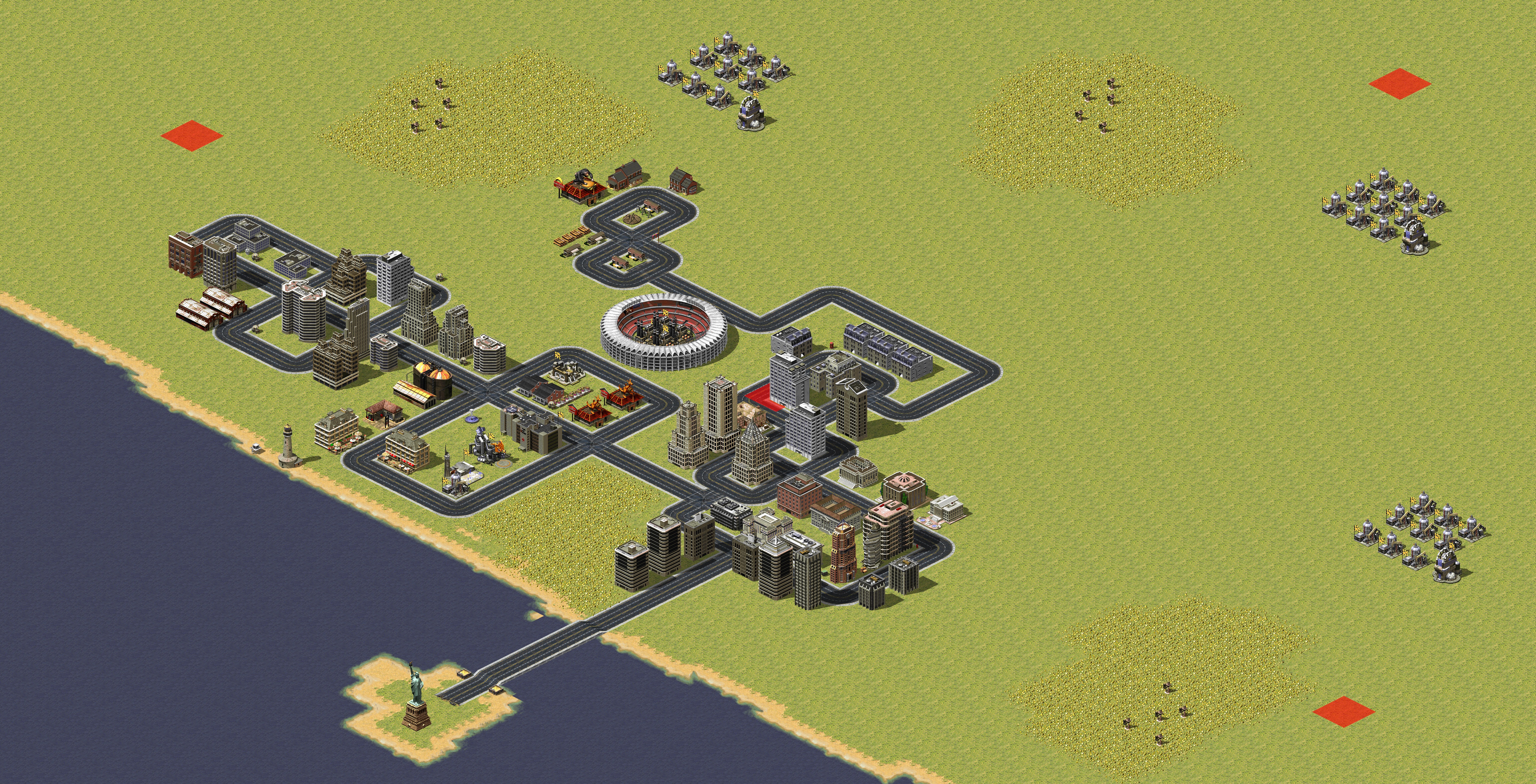 Rendered map: NYC