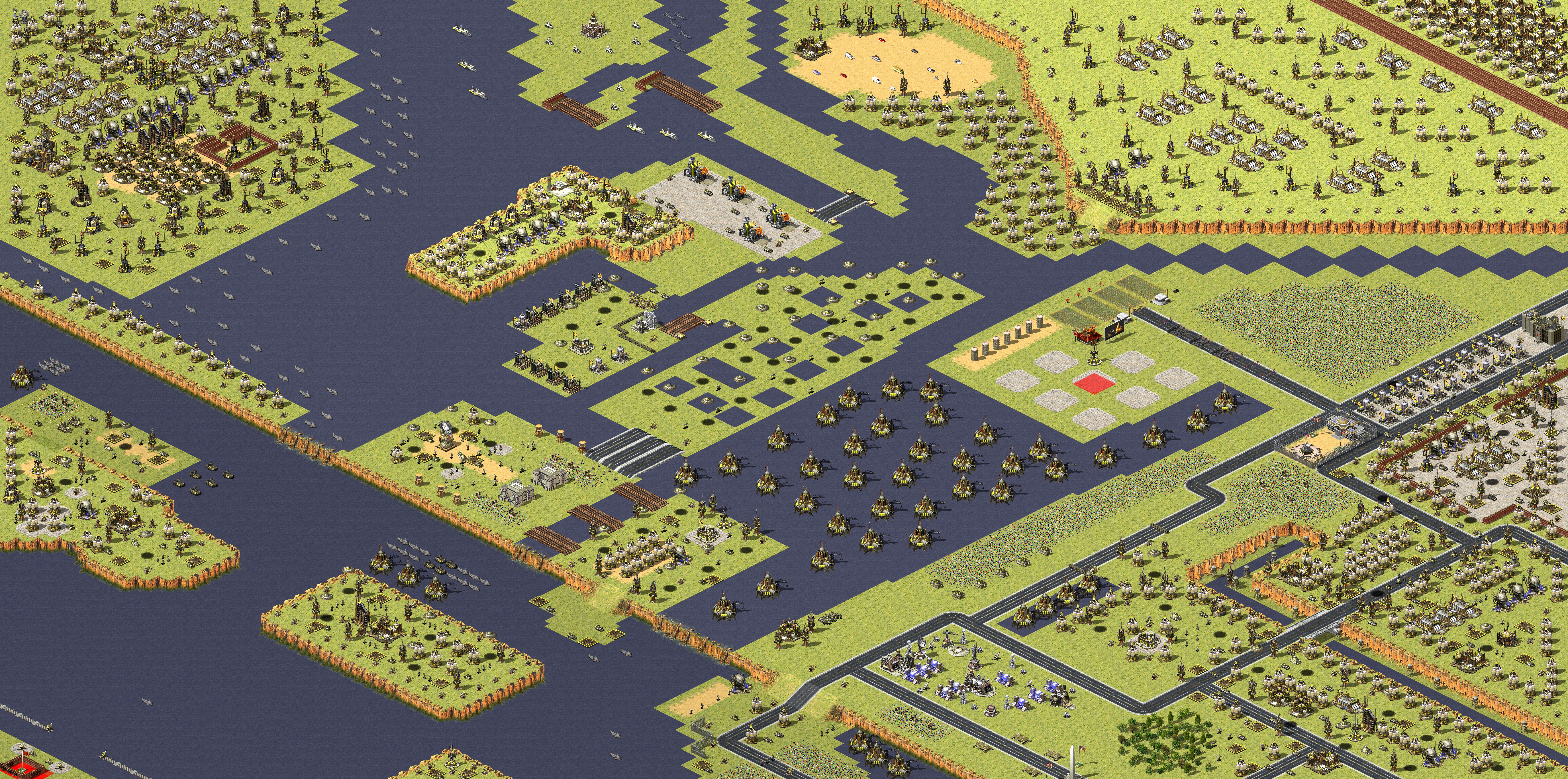 Rendered map: 7v1 Soviet Counter Yuri