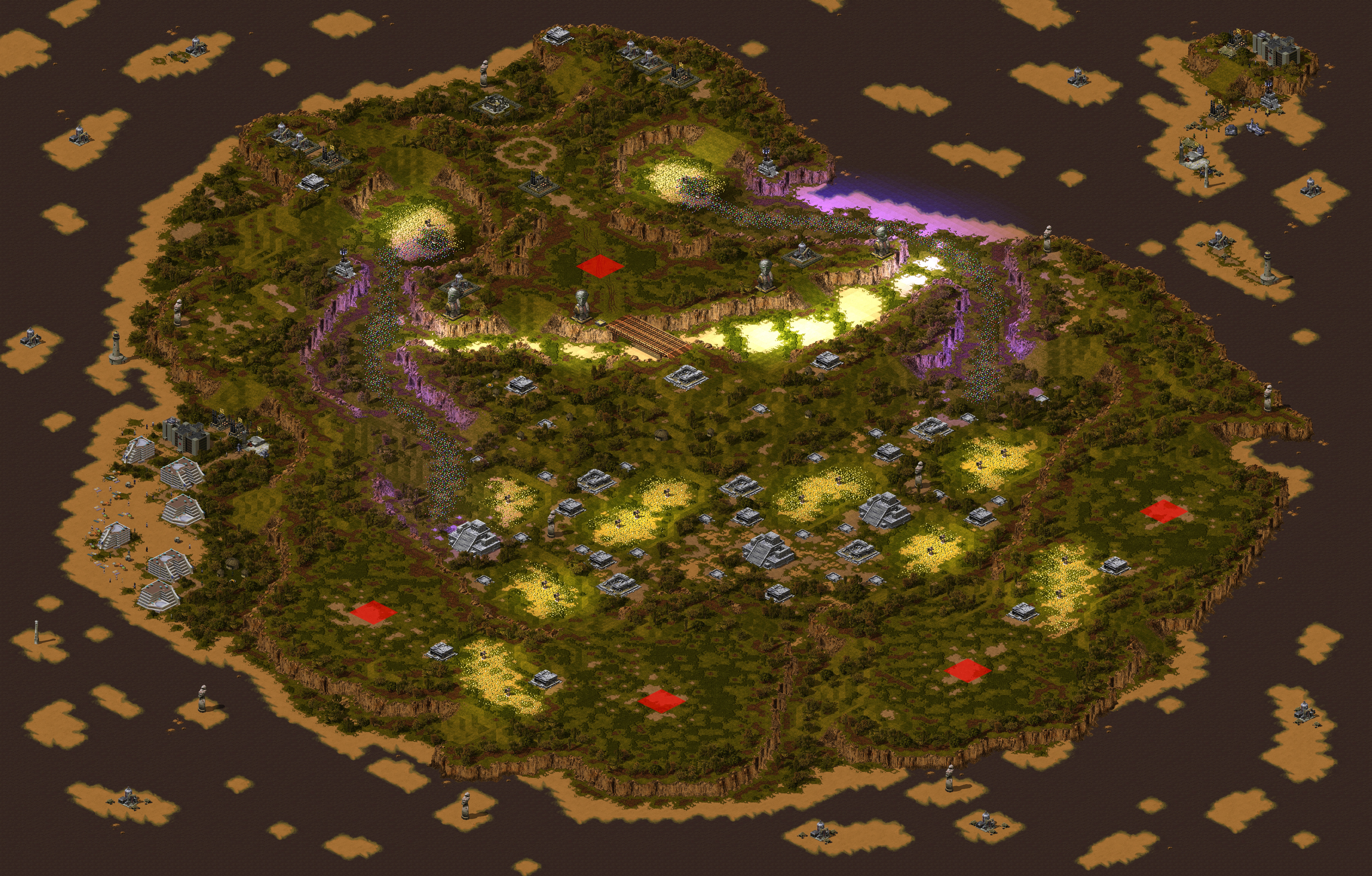 Rendered map: Lonely Paradise (5)