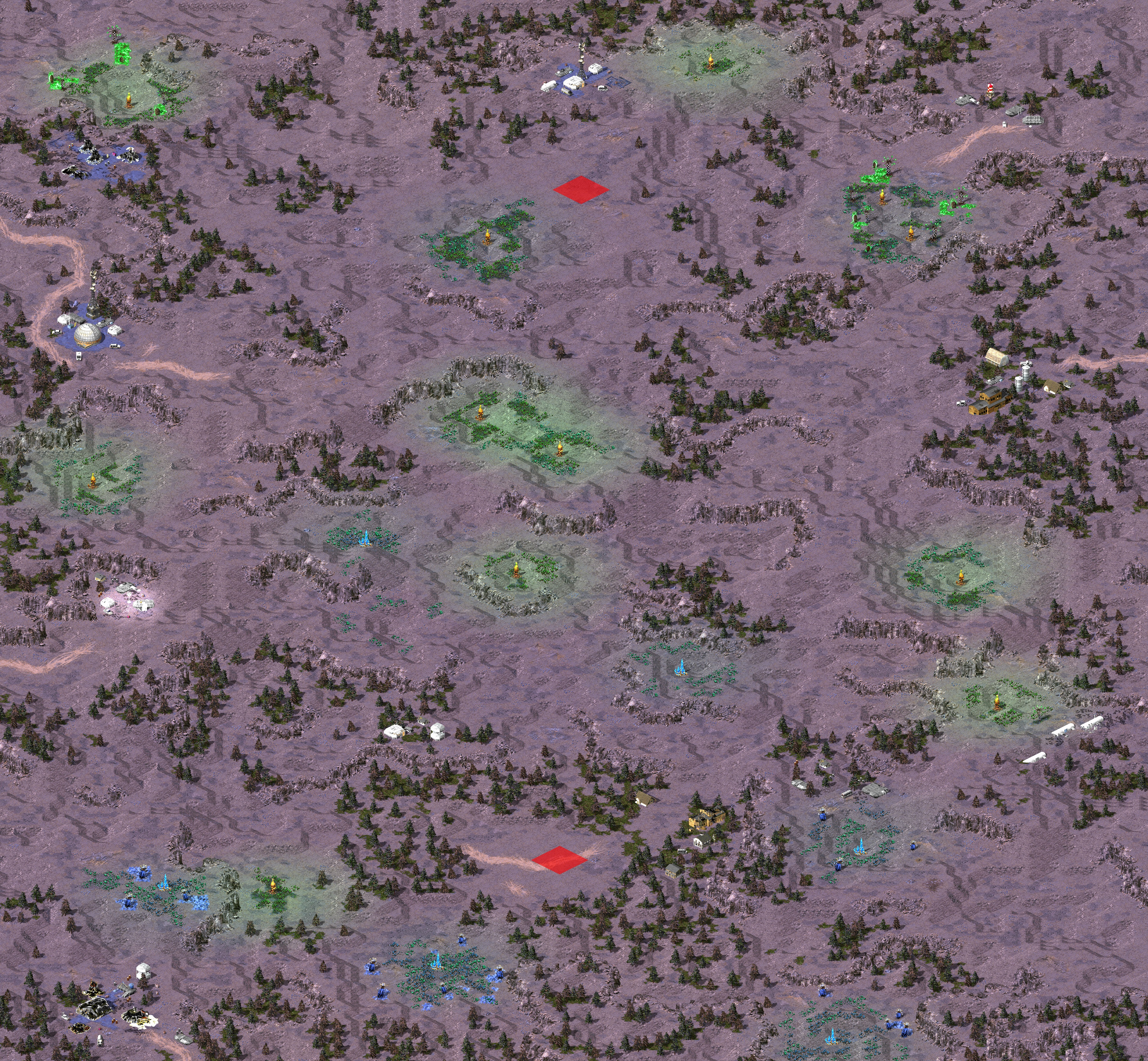 Rendered map: Uphill Battle