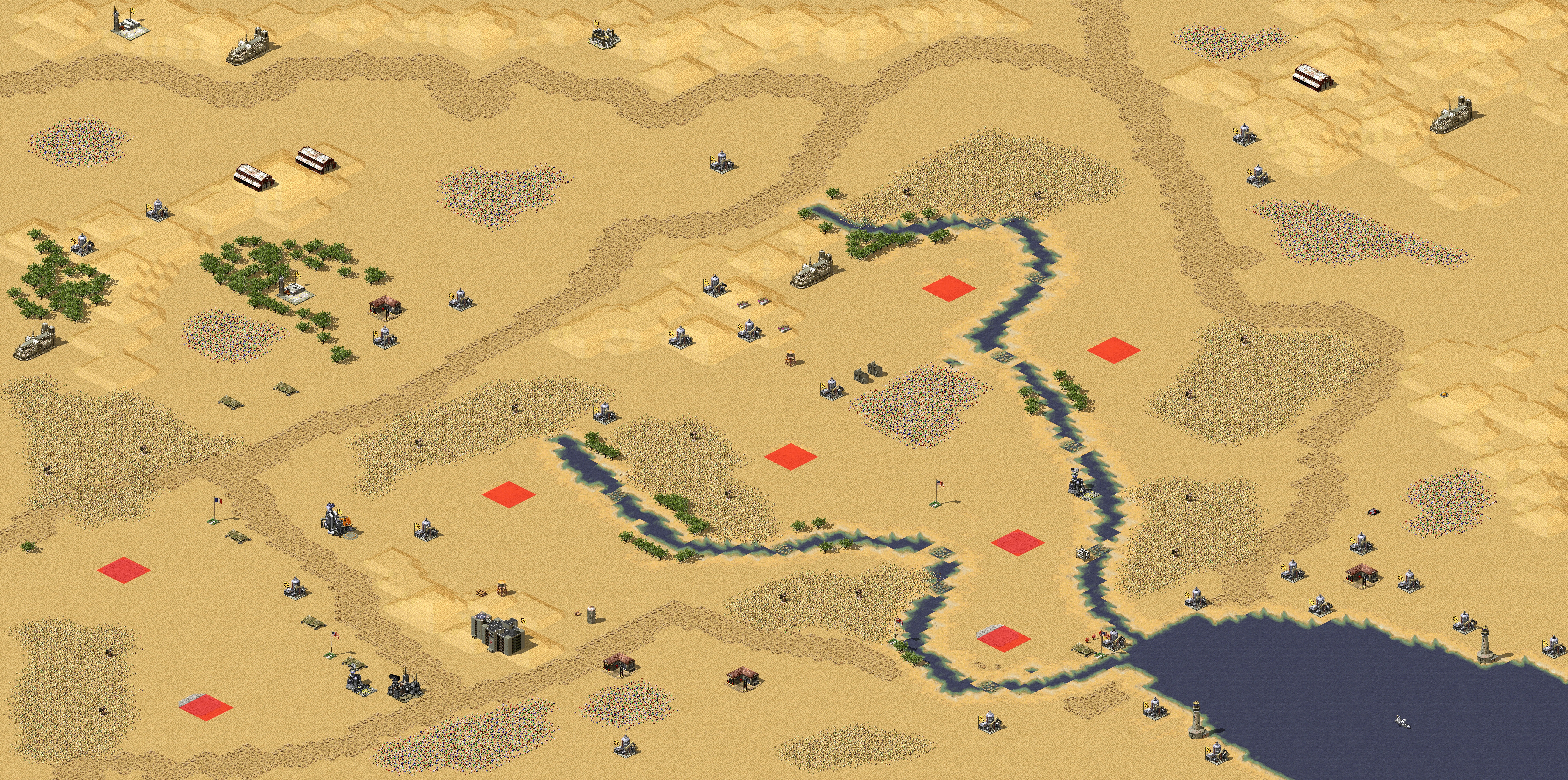 Rendered map: Gulf War Historical