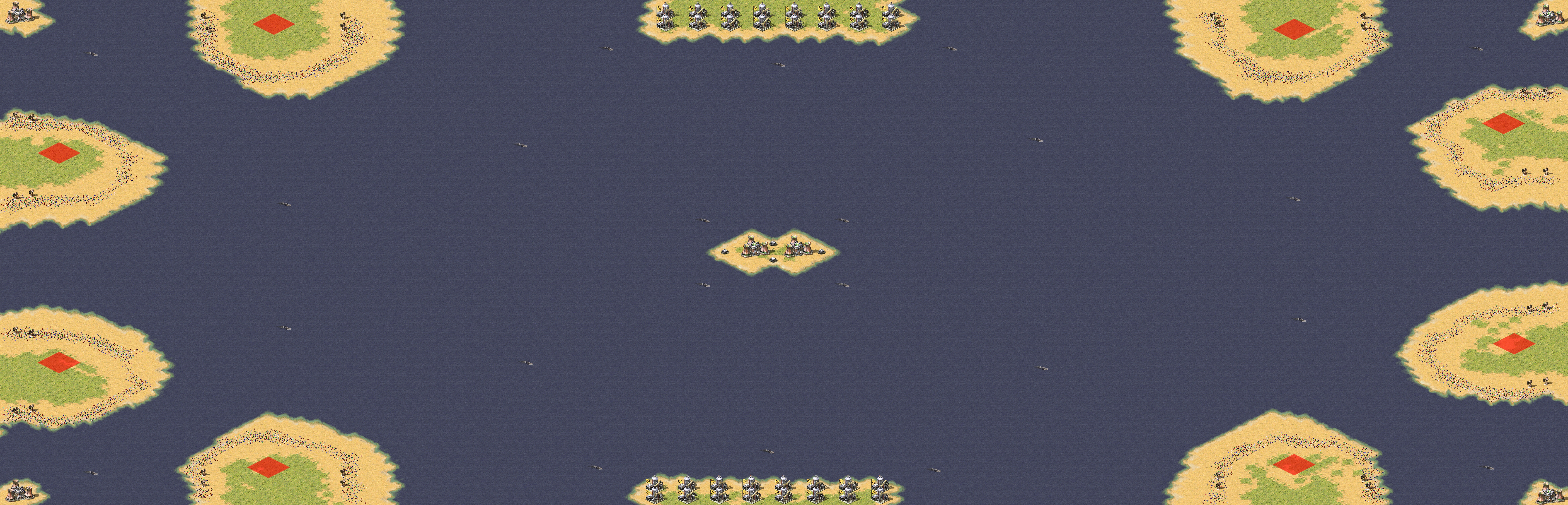 Rendered map: Four-Way Oil Field