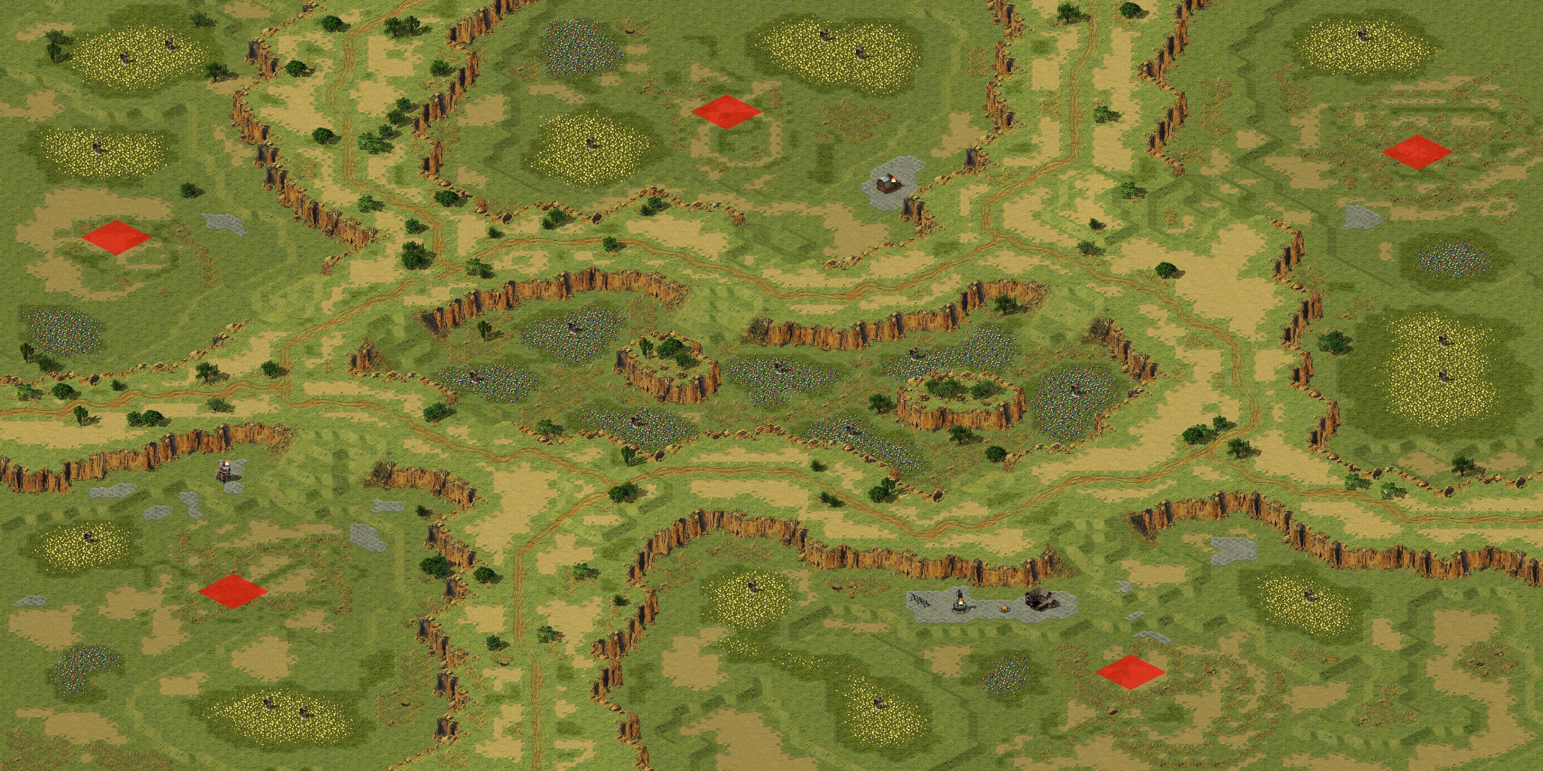Rendered map: Tiberian Garden