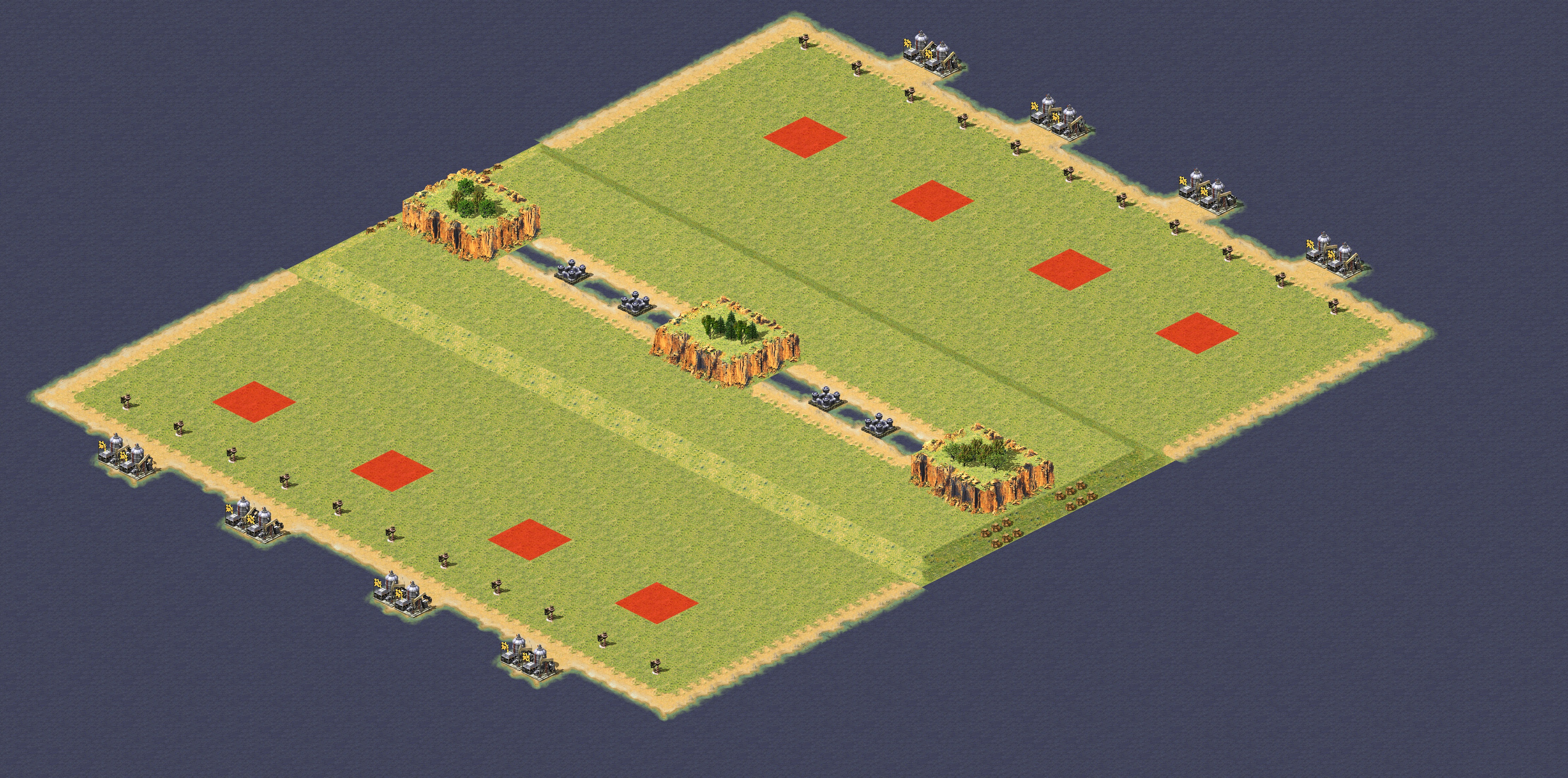 Rendered map: Expert Poverty 4v4