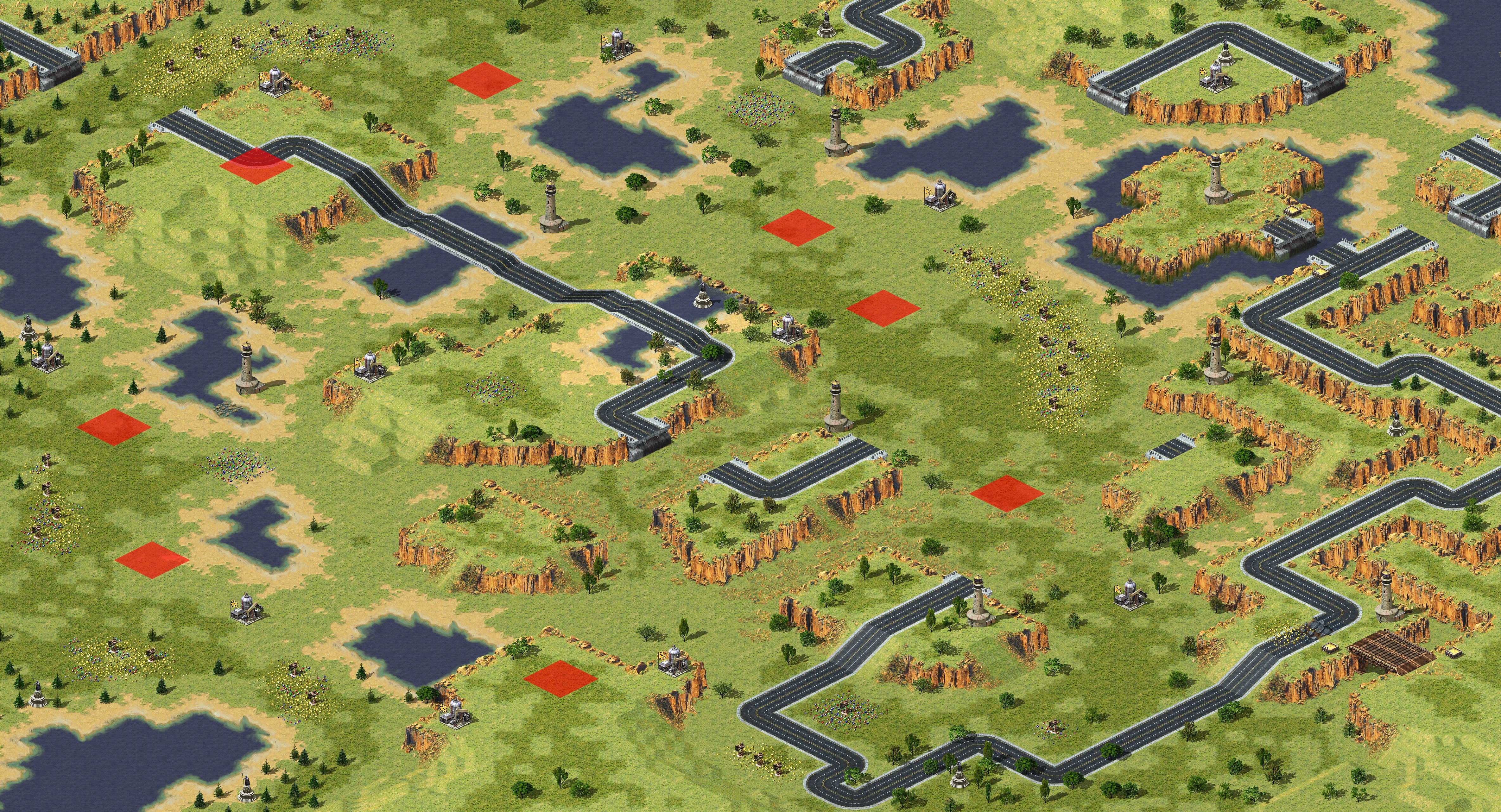Rendered map: Four Nations Sky Road