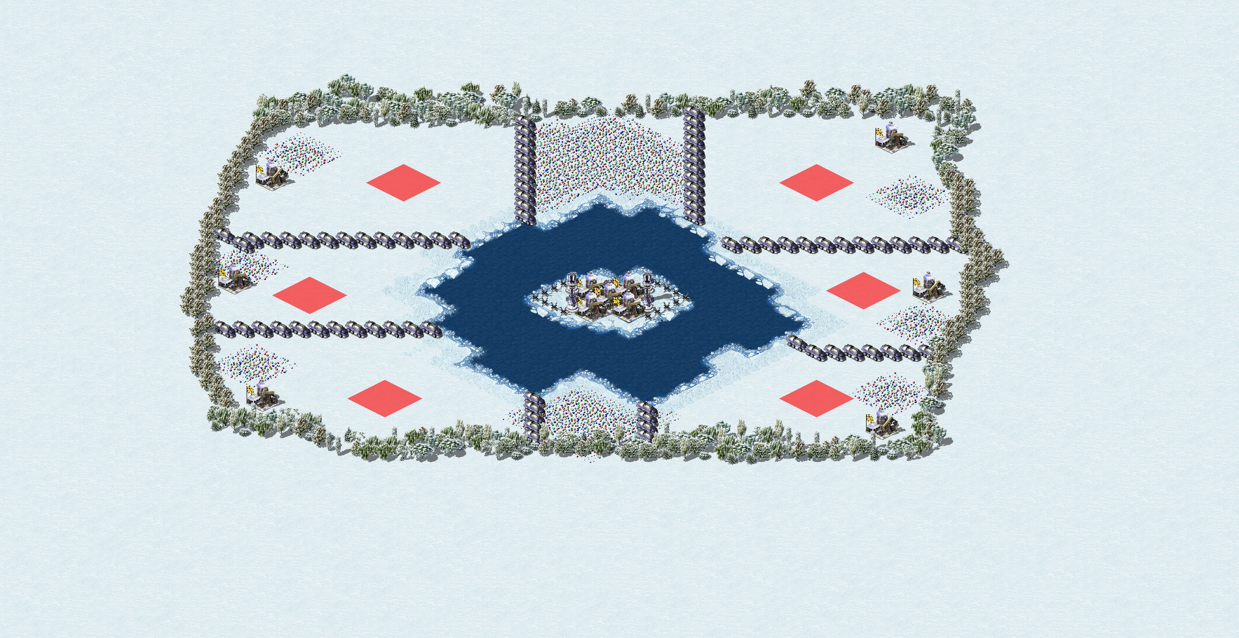 Rendered map: Small Forest Brawl