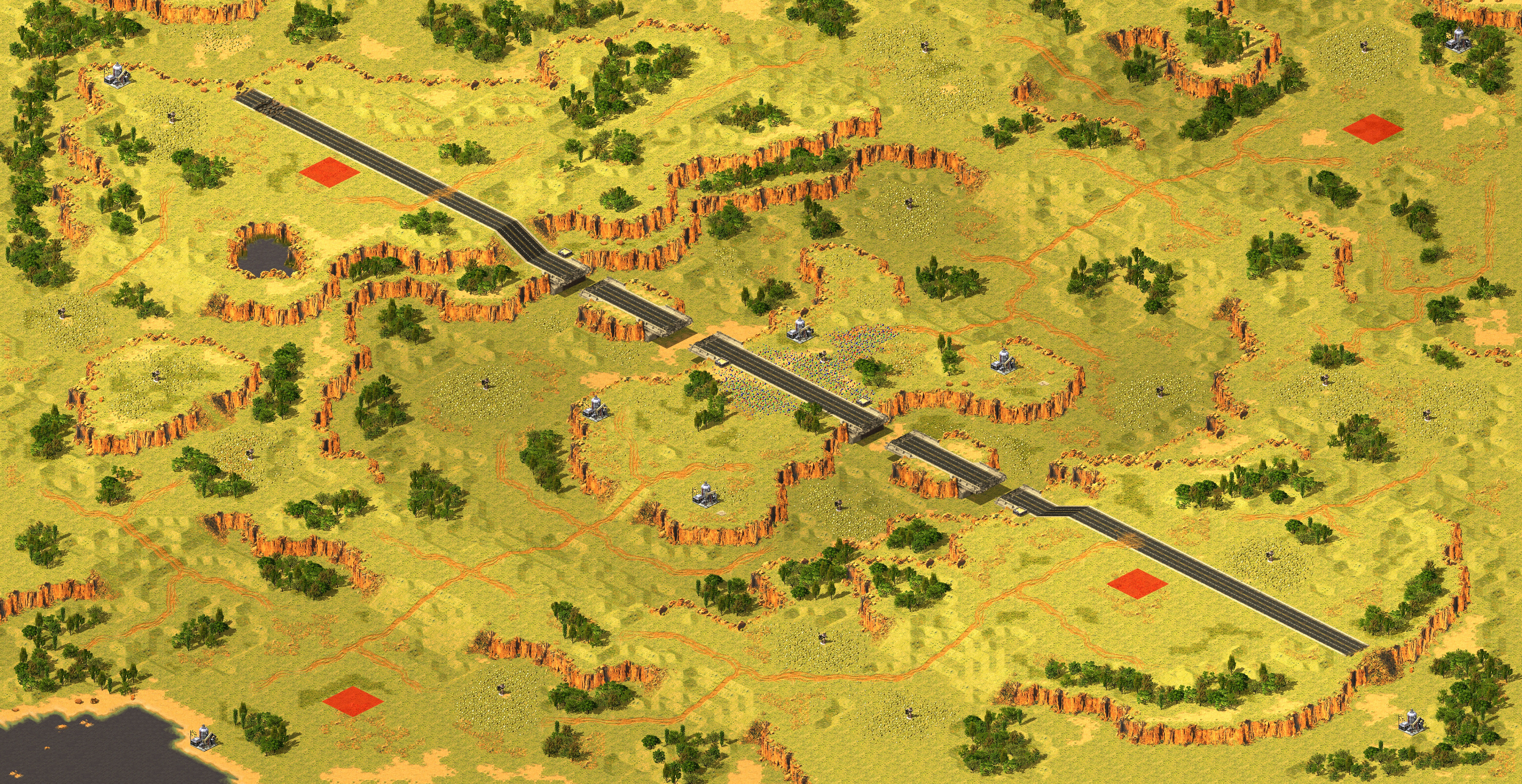Rendered map: MO: Pit Or Plateau