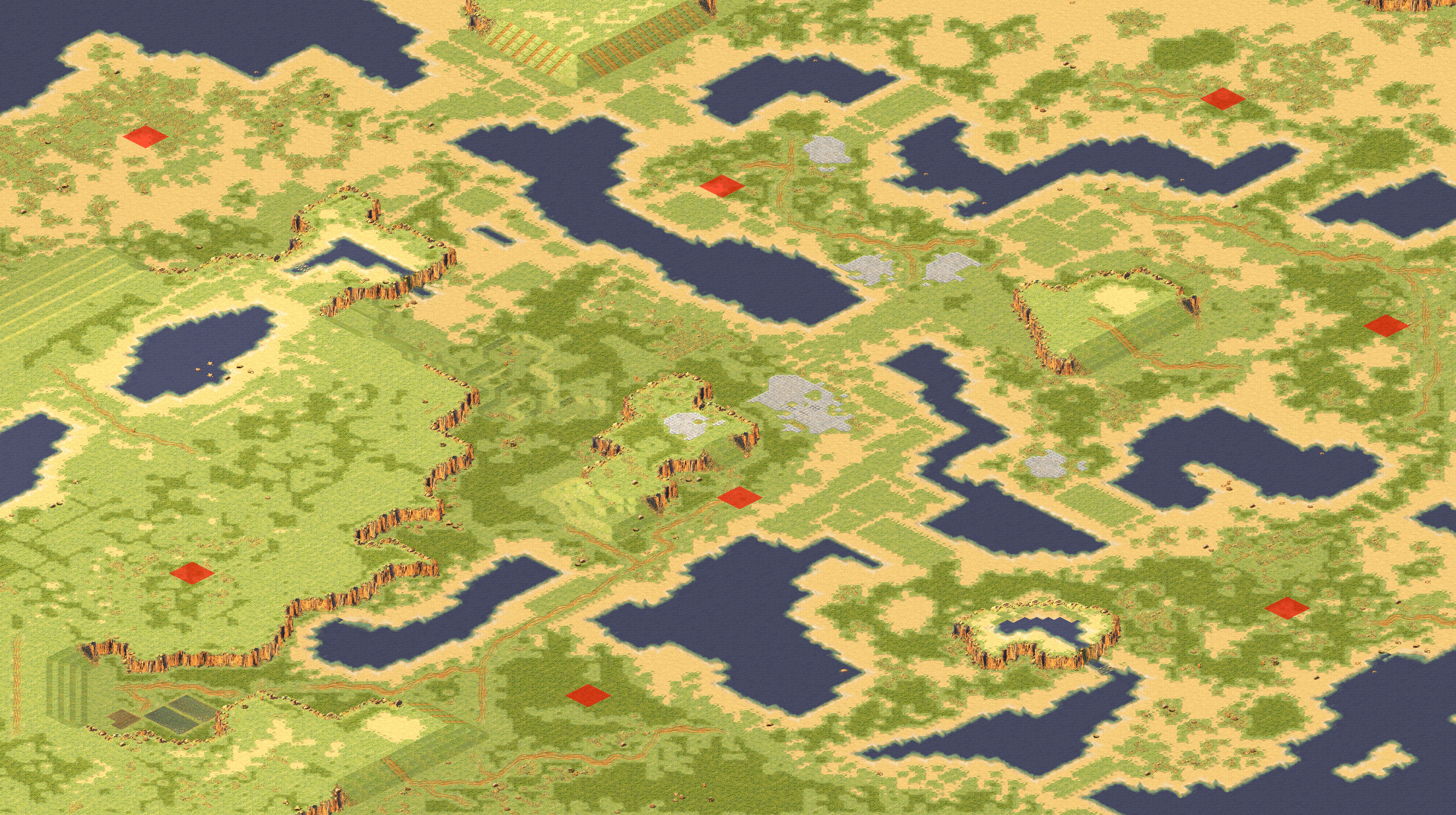 Rendered map: Wide Road Tactical Infantry