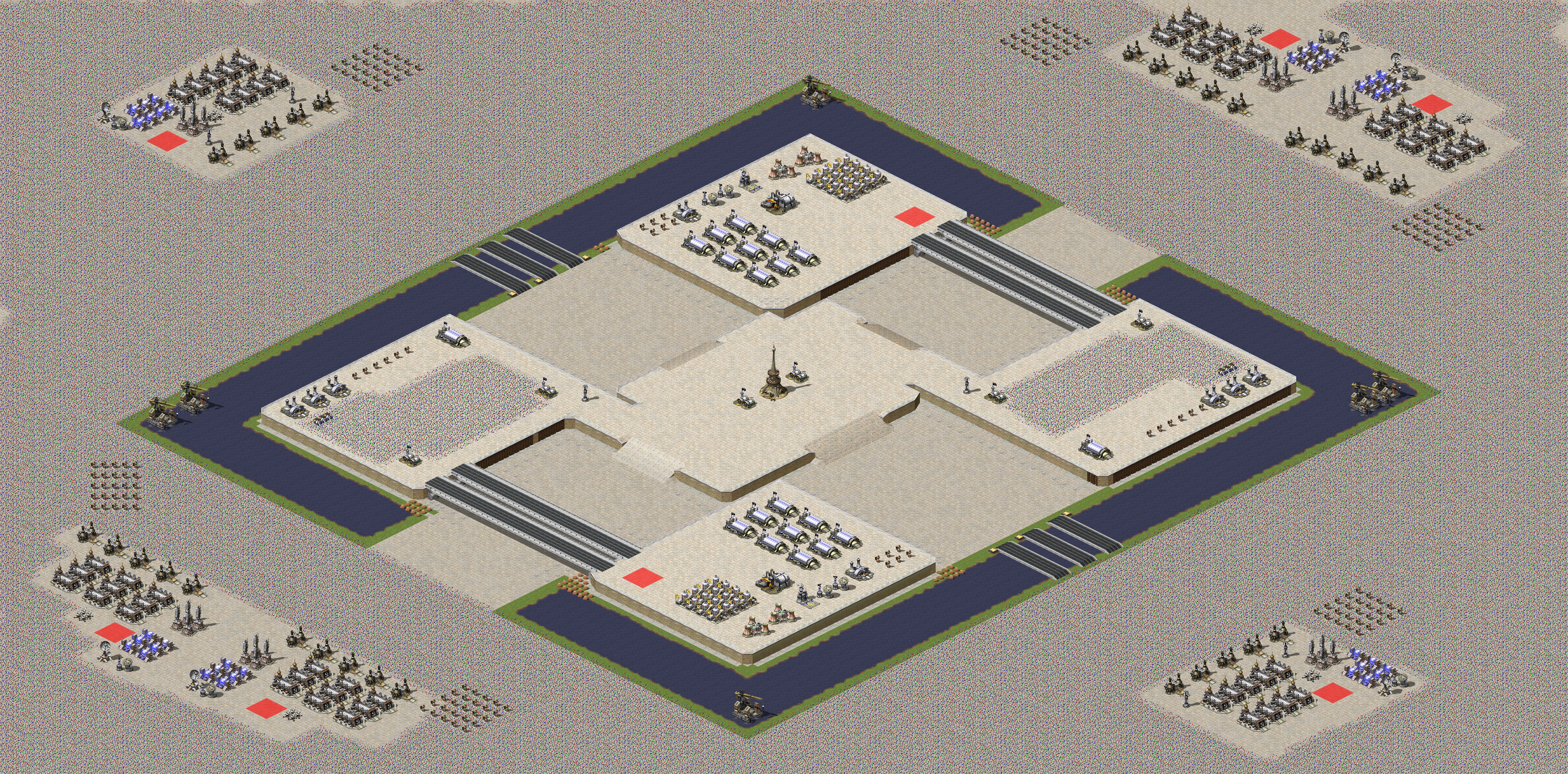 Rendered map: 2 France 6 Yuri Tower - Besieged Strengthened