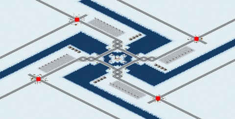 Rendered preview of Frozen Four Corners