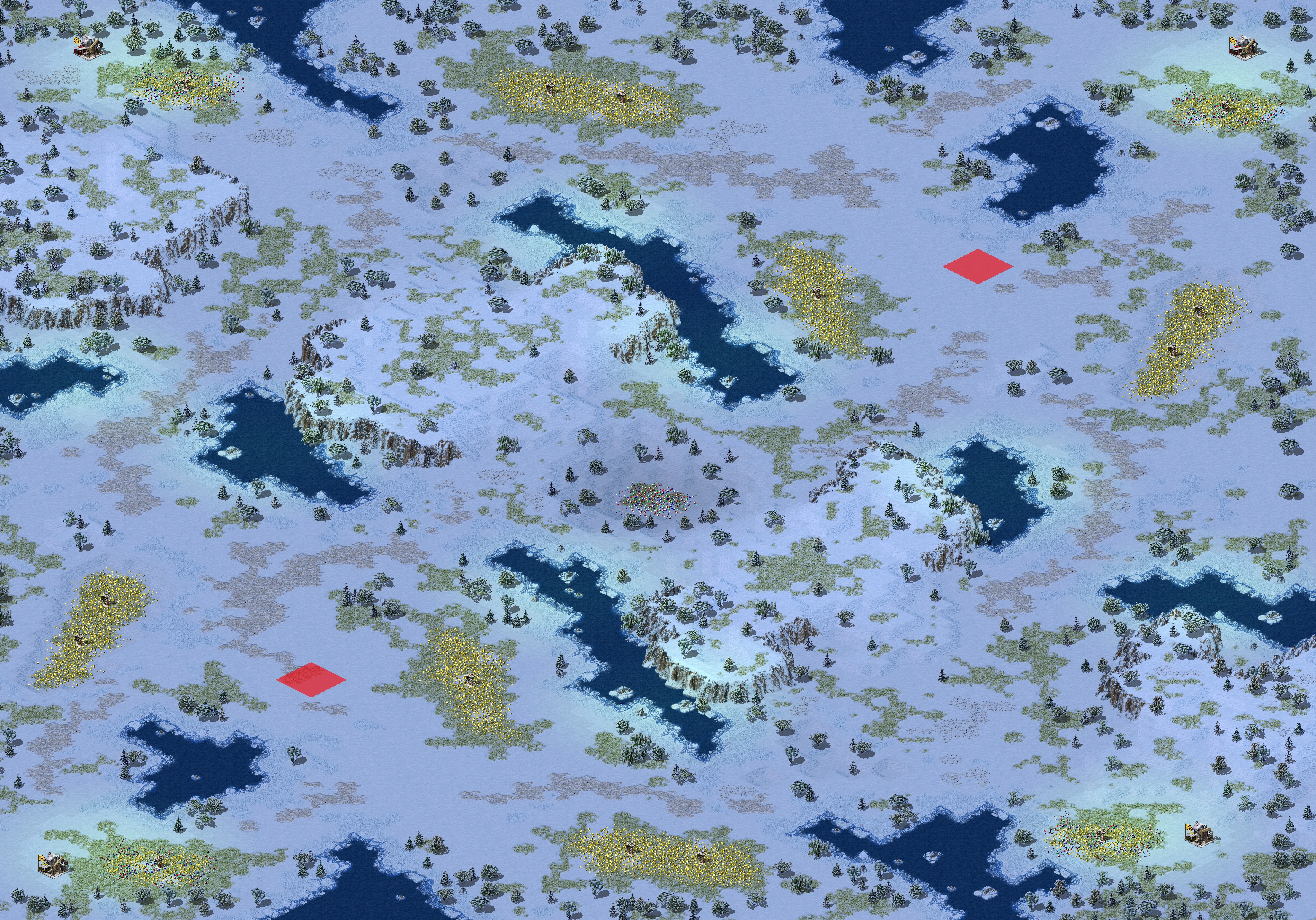 Rendered map: Emerald Lake