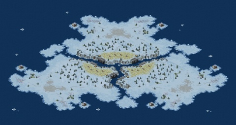 Rendered preview of Frigid Triangle