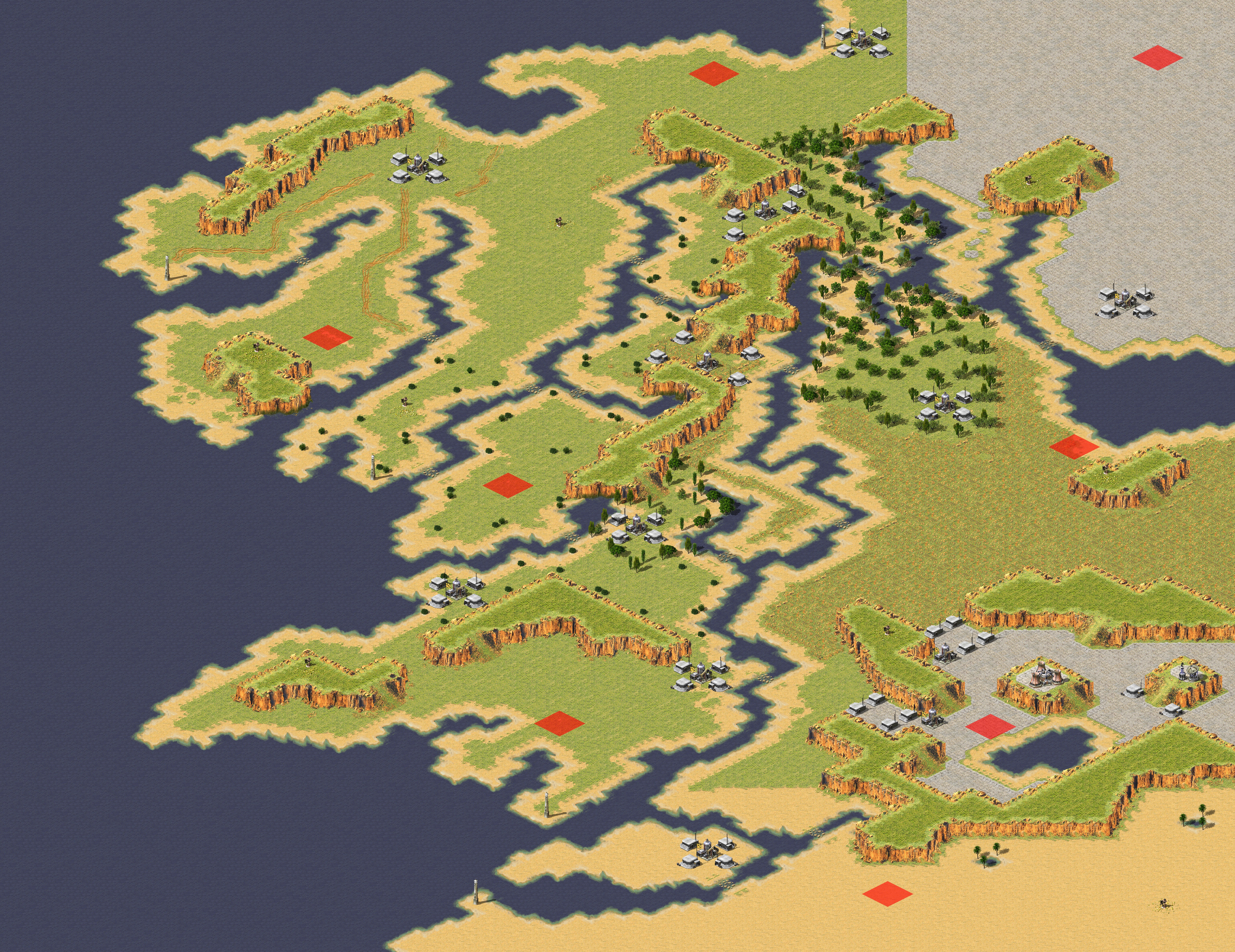 Rendered map: Lord of the Rings Yuri