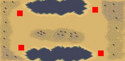 Rendered preview of Desert (2v2)