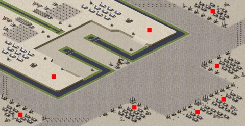 Rendered preview of 2 Allied 6 Yuri Tower Left Right